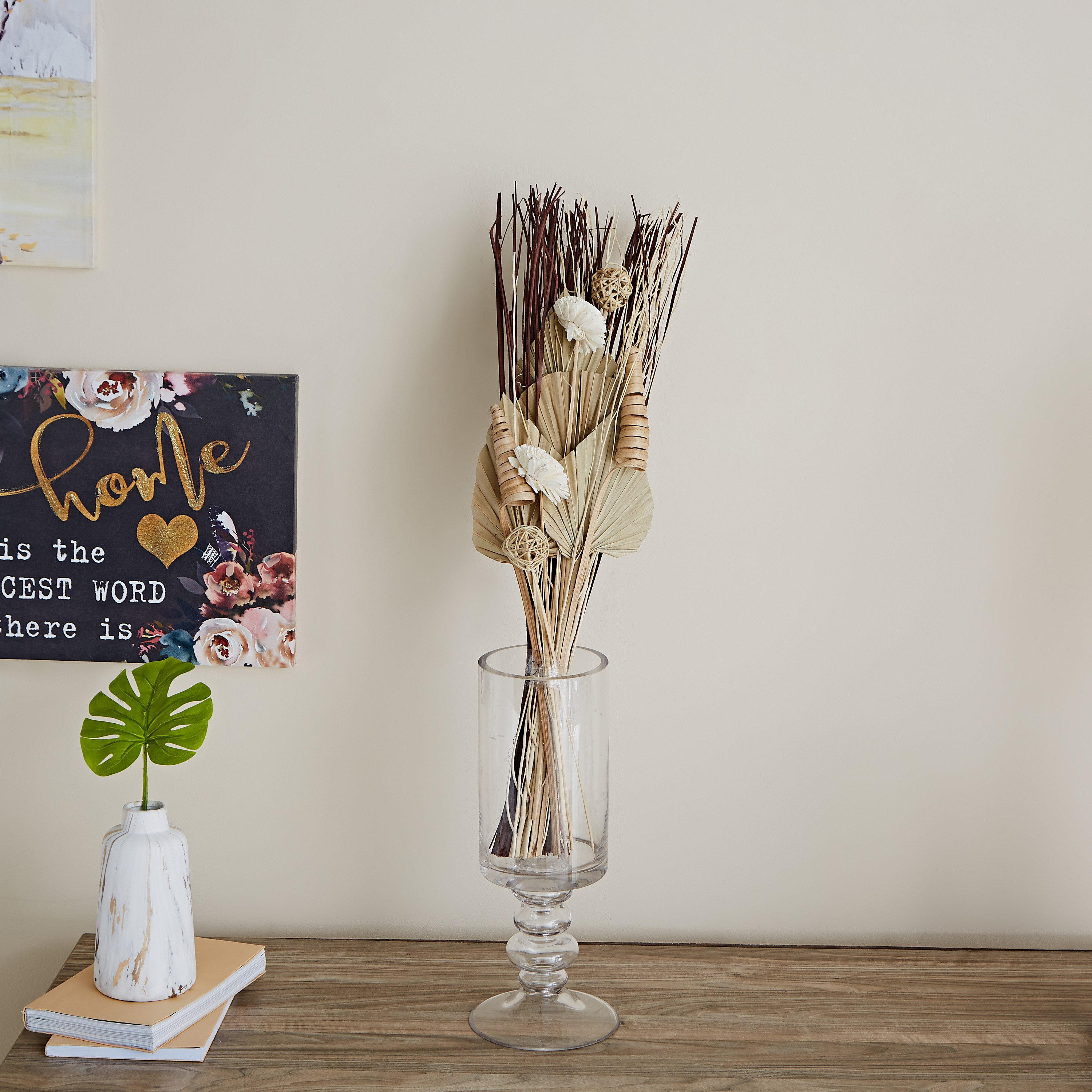 بوكيه بروك مجفف - 60 سم-hbxdecorandfurnishings-homeaccessories-artificialflowersandplants-image-2