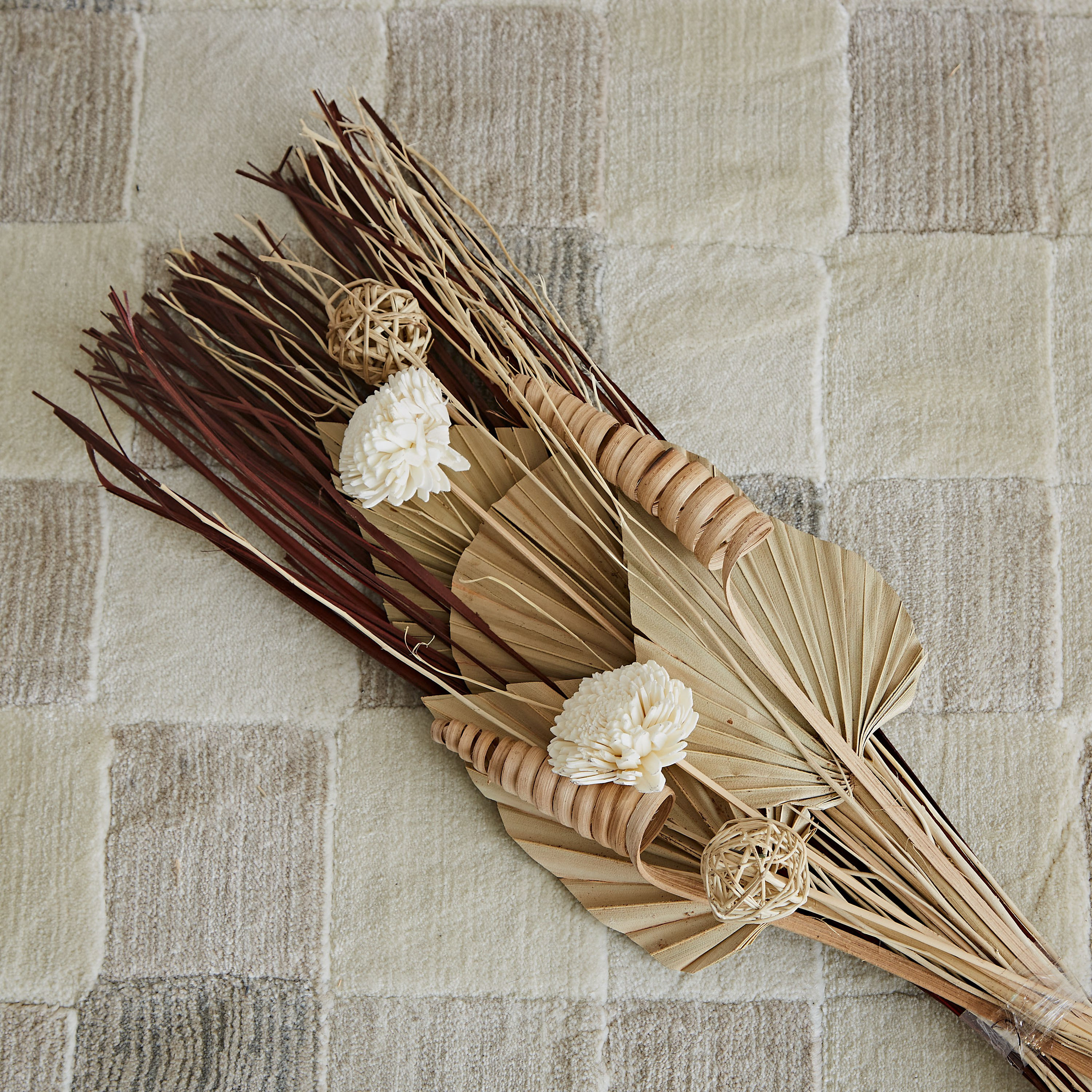 بوكيه بروك مجفف - 60 سم-hbxdecorandfurnishings-homeaccessories-artificialflowersandplants-image-3