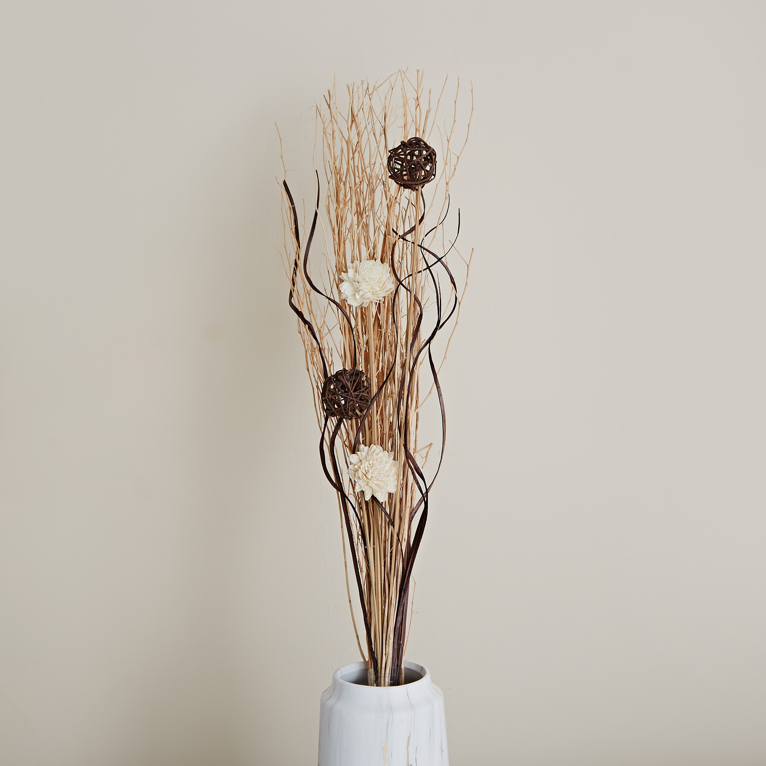 باقة زهور مجففة من بروك - 75 سم-hbxdecorandfurnishings-homeaccessories-artificialflowersandplants-image-1