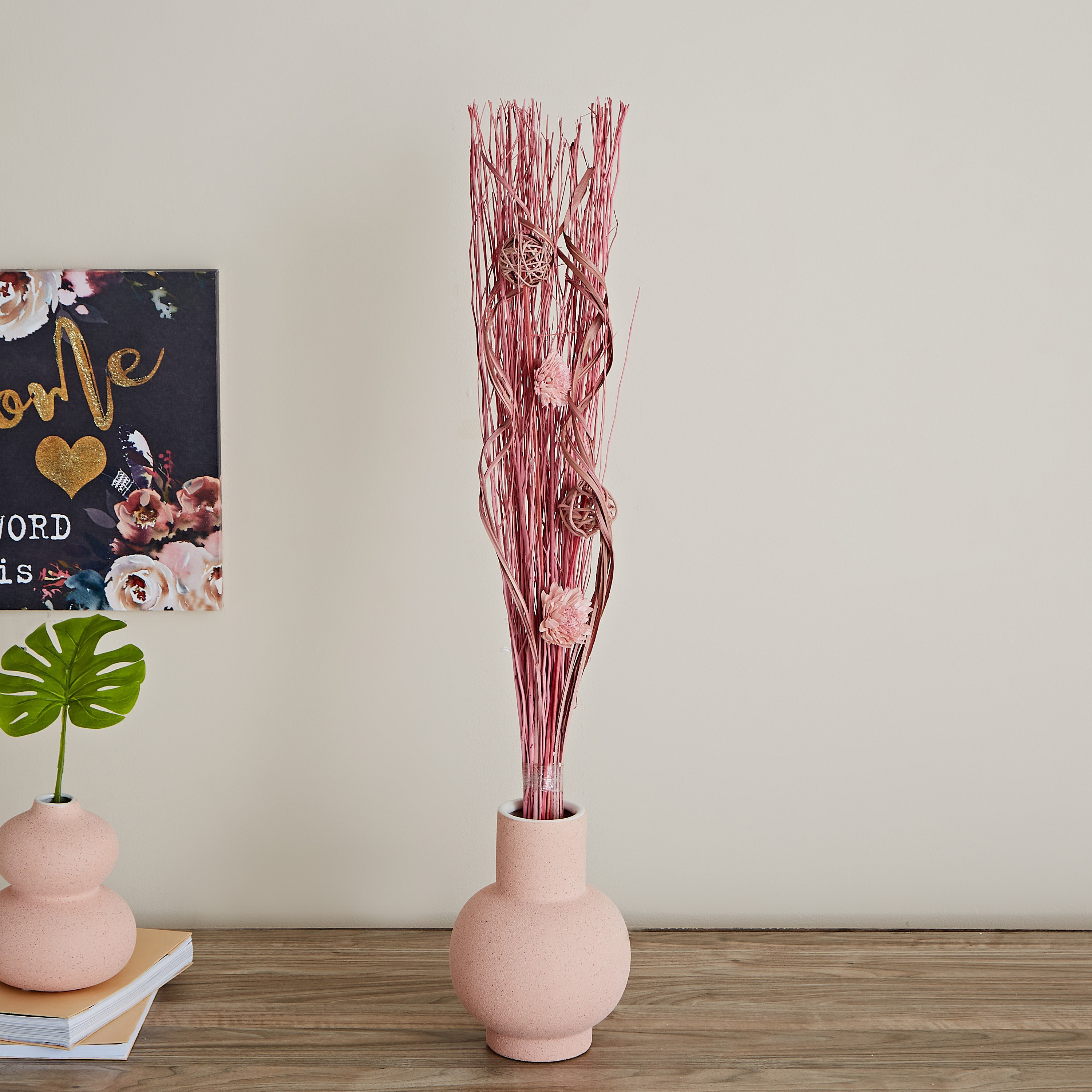 باقة زهور مجففة من بروك - 75 سم-hbxdecorandfurnishings-homeaccessories-artificialflowersandplants-image-2