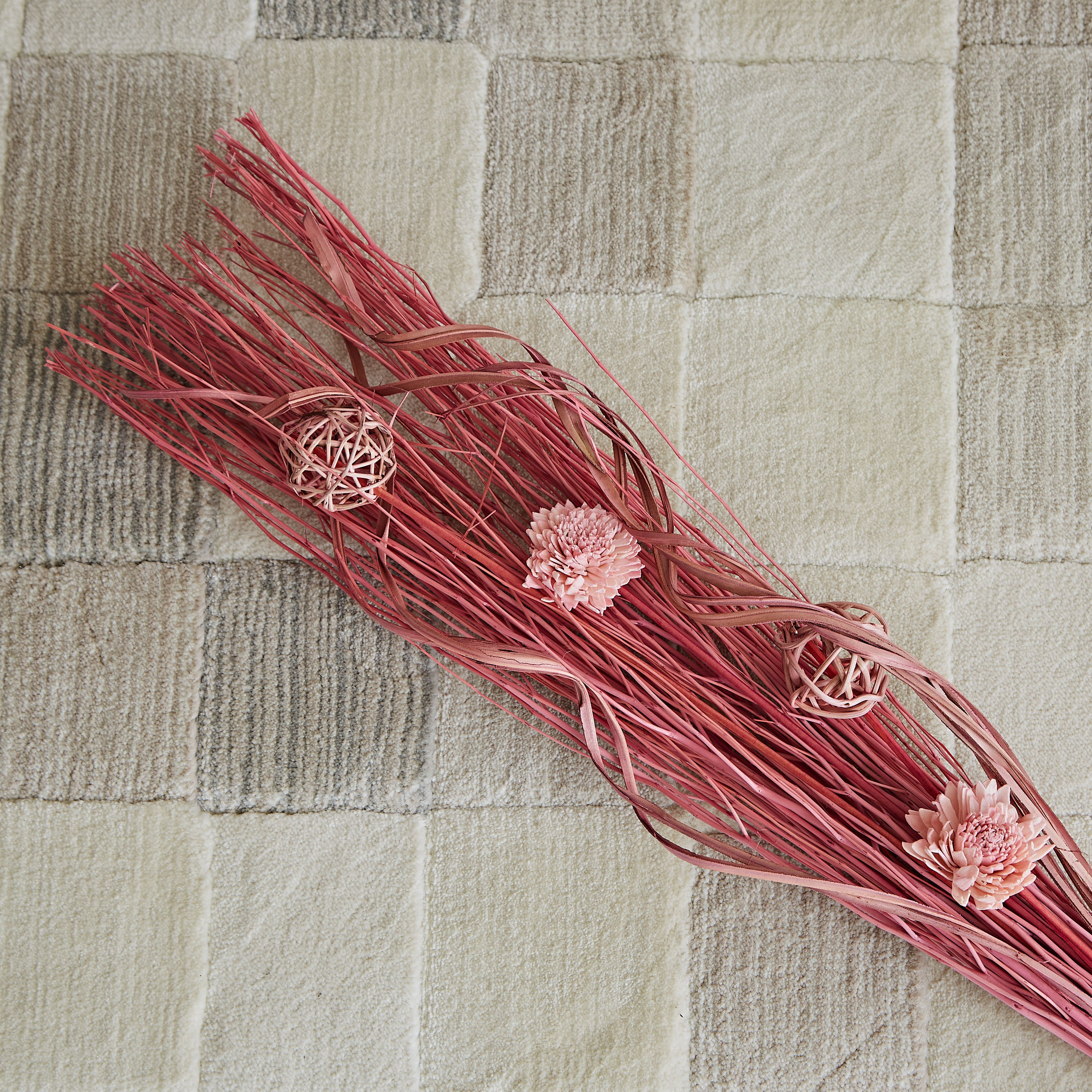 باقة زهور مجففة من بروك - 75 سم-hbxdecorandfurnishings-homeaccessories-artificialflowersandplants-image-4