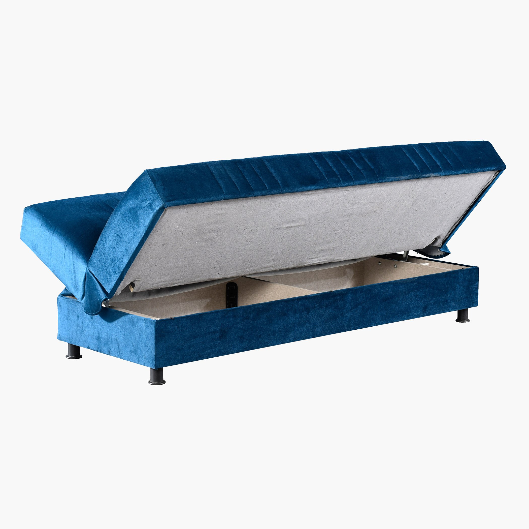 كنبة سرير مخمليّة 3 مقاعد مع وحدة تخزين ووسادتين من سامايا-hbxlivingroom-sofasandarmchairs-sofas-image-2