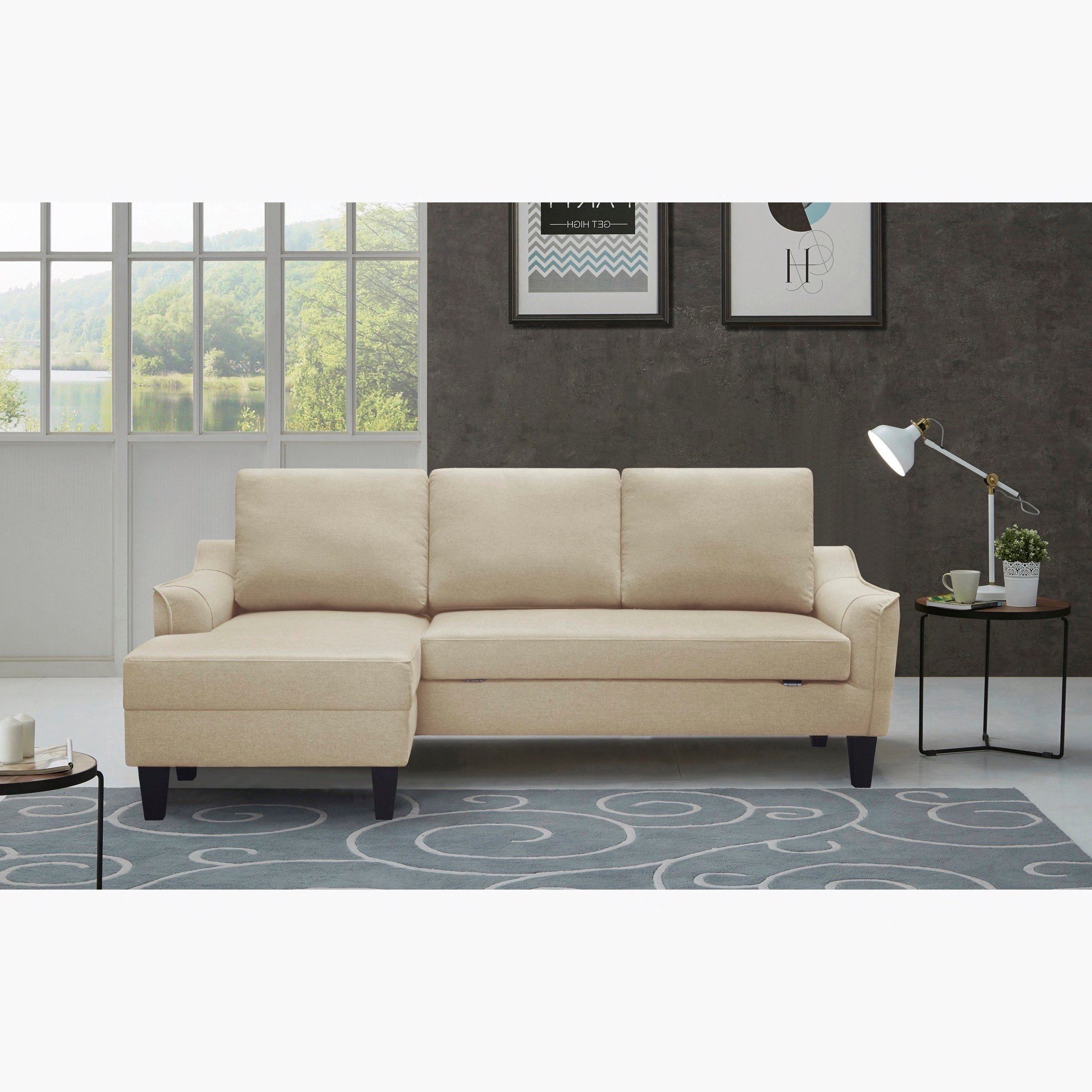 كنبة سرير قماشيّة ركنيّة يسار من سيدني-hbxfurniture-livingroom-sofasandsofasets-image-2