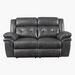 Bradley 2-Seater Leather-Look Fabric Recliner Sofa-Recliner Sofas-thumbnail-1