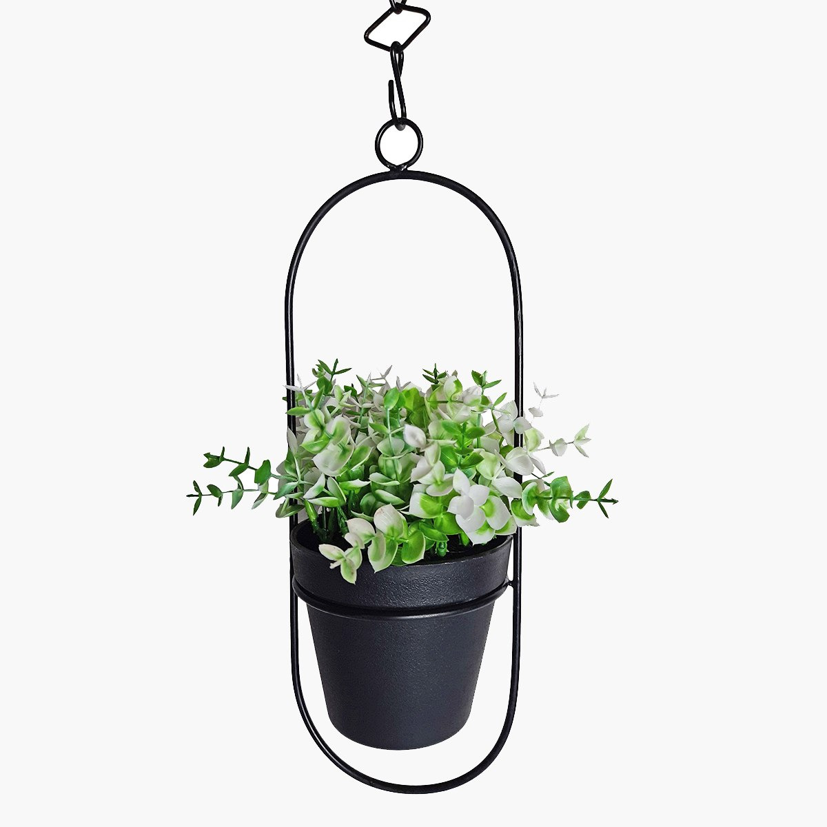 إصيص زرع معدني لتعليق من ليفيا ثيم-hbxdecorandfurnishings-homeaccessories-artificialflowersandplants-image-2
