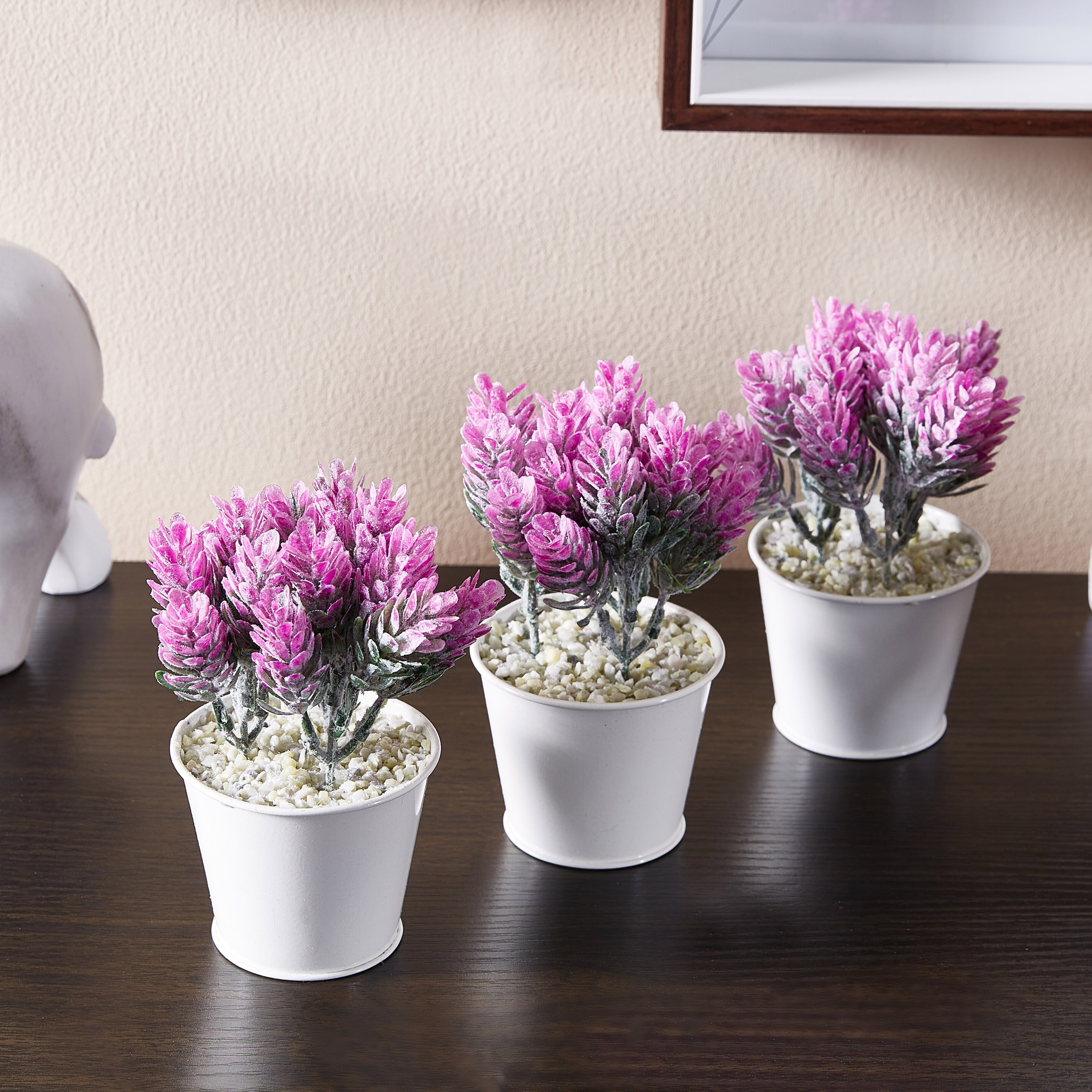 Livia Pine Cones in Metal Jar - Set of 3-hbxdecorandfurnishings-homeaccessories-artificialflowersandplants-image-1
