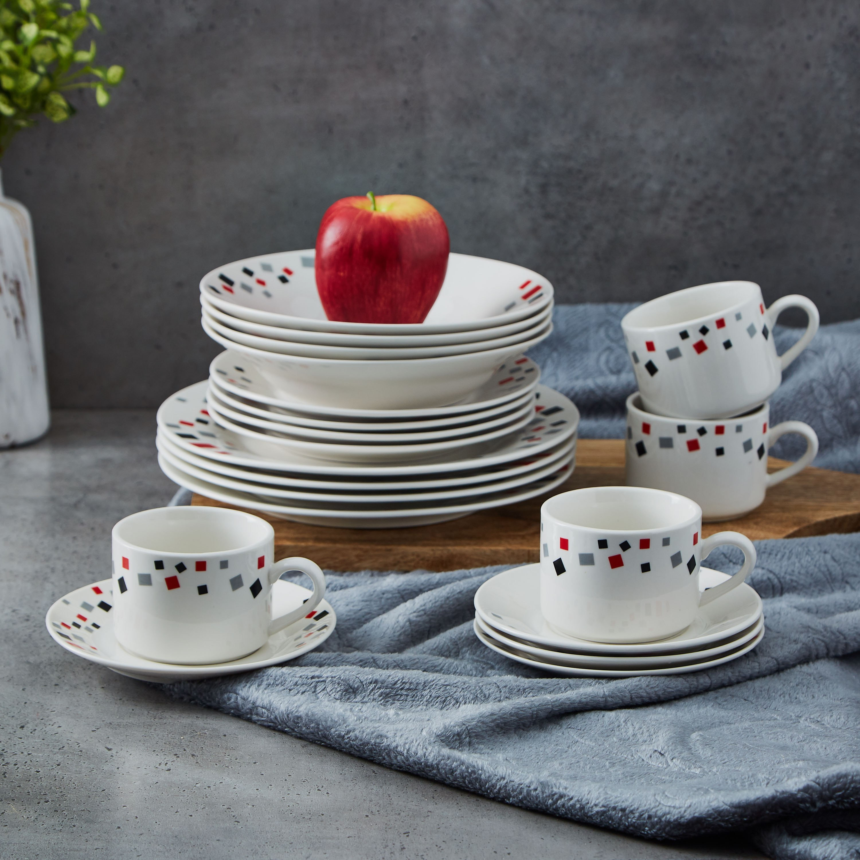 طقم مستلزمات مائدة سكوير شافل 20 قطعة - أتلانتا-hbxhomeware-hbxkitchen-image-1