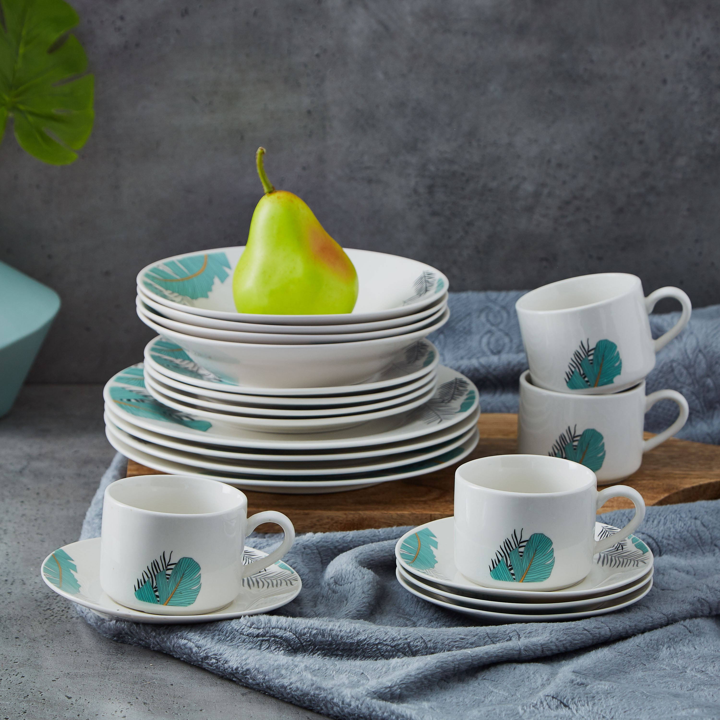 طقم مستلزمات المائدة تروبيكال بليس 20 قطعة - أتلانتا-hbxhomeware-hbxkitchen-image-1