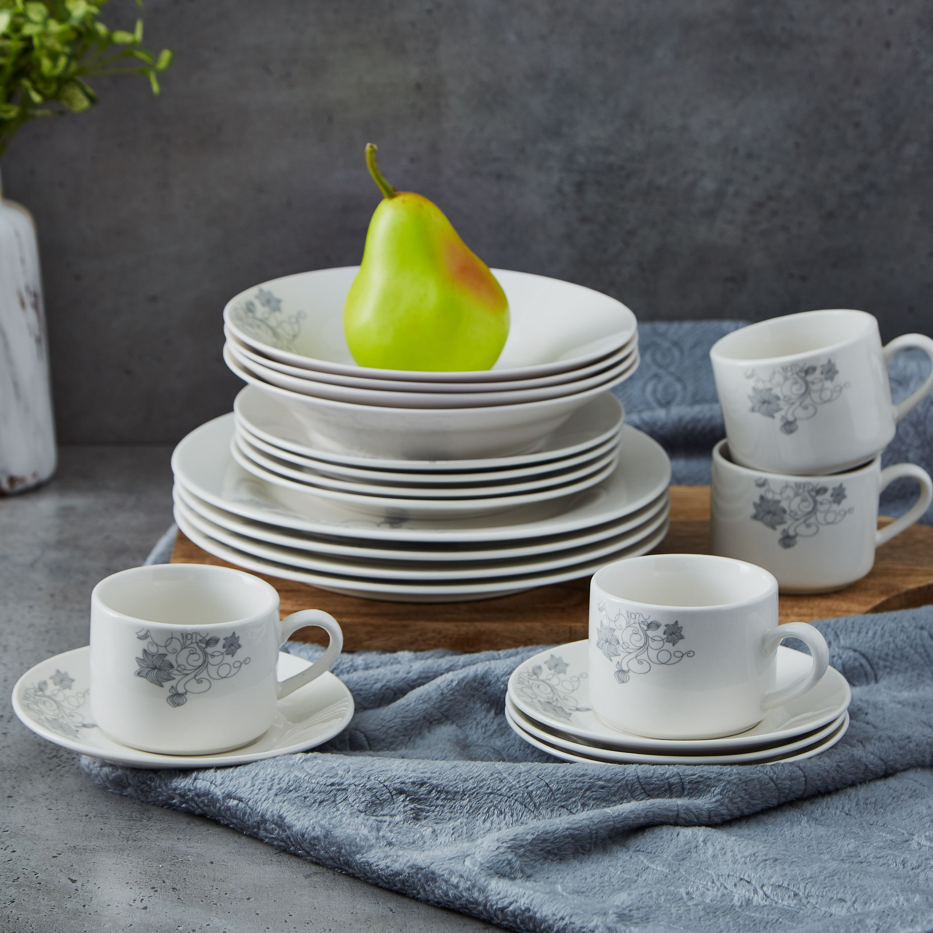 طقم مستلزمات مائدة فلورال سكتش 20 قطعة - أتلانتا-hbxhomeware-hbxkitchen-image-1