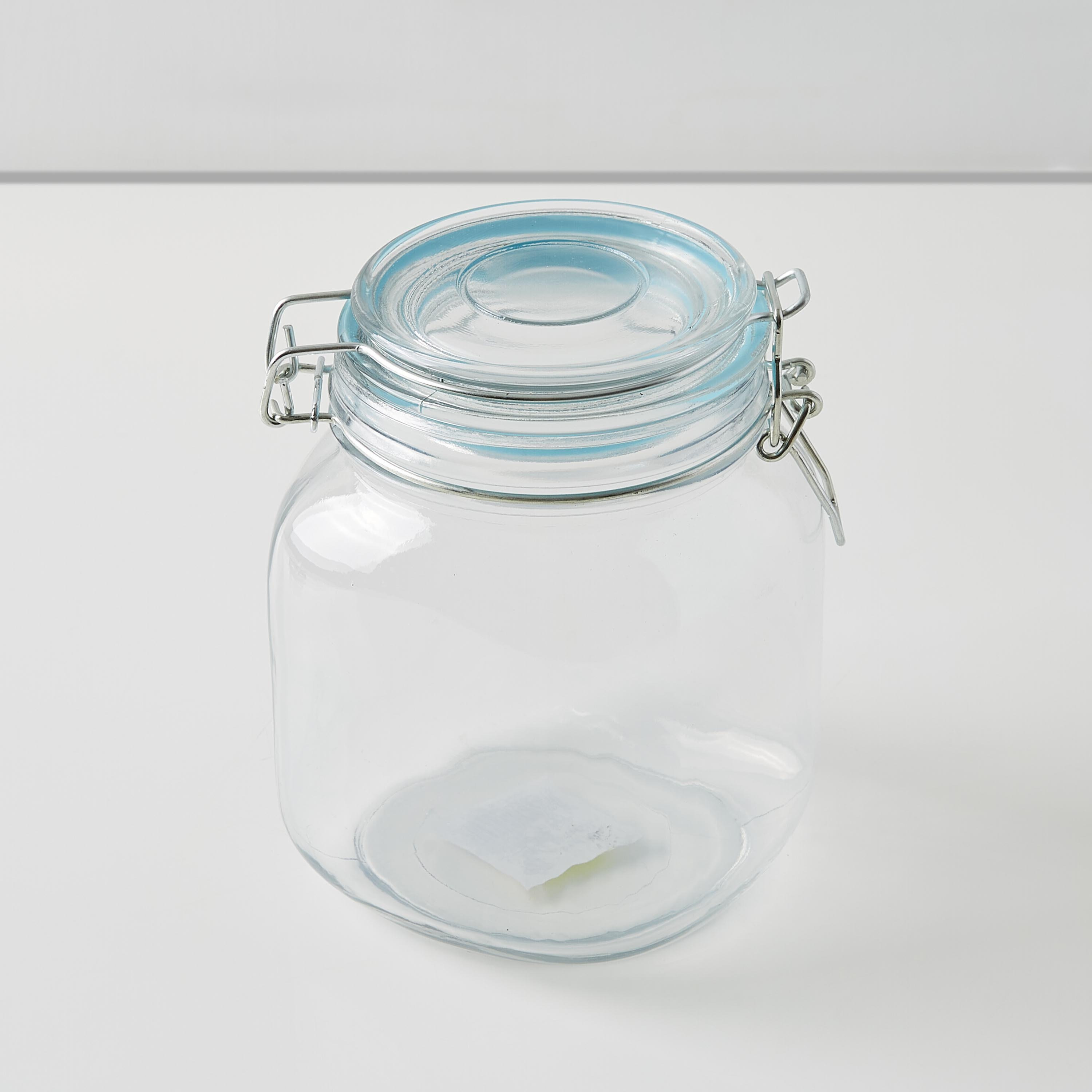 حاوية زجاجيّة مربّعة بمشبك إغلاق - 1 لتر-hbxhomeware-hbxkitchen-image-5