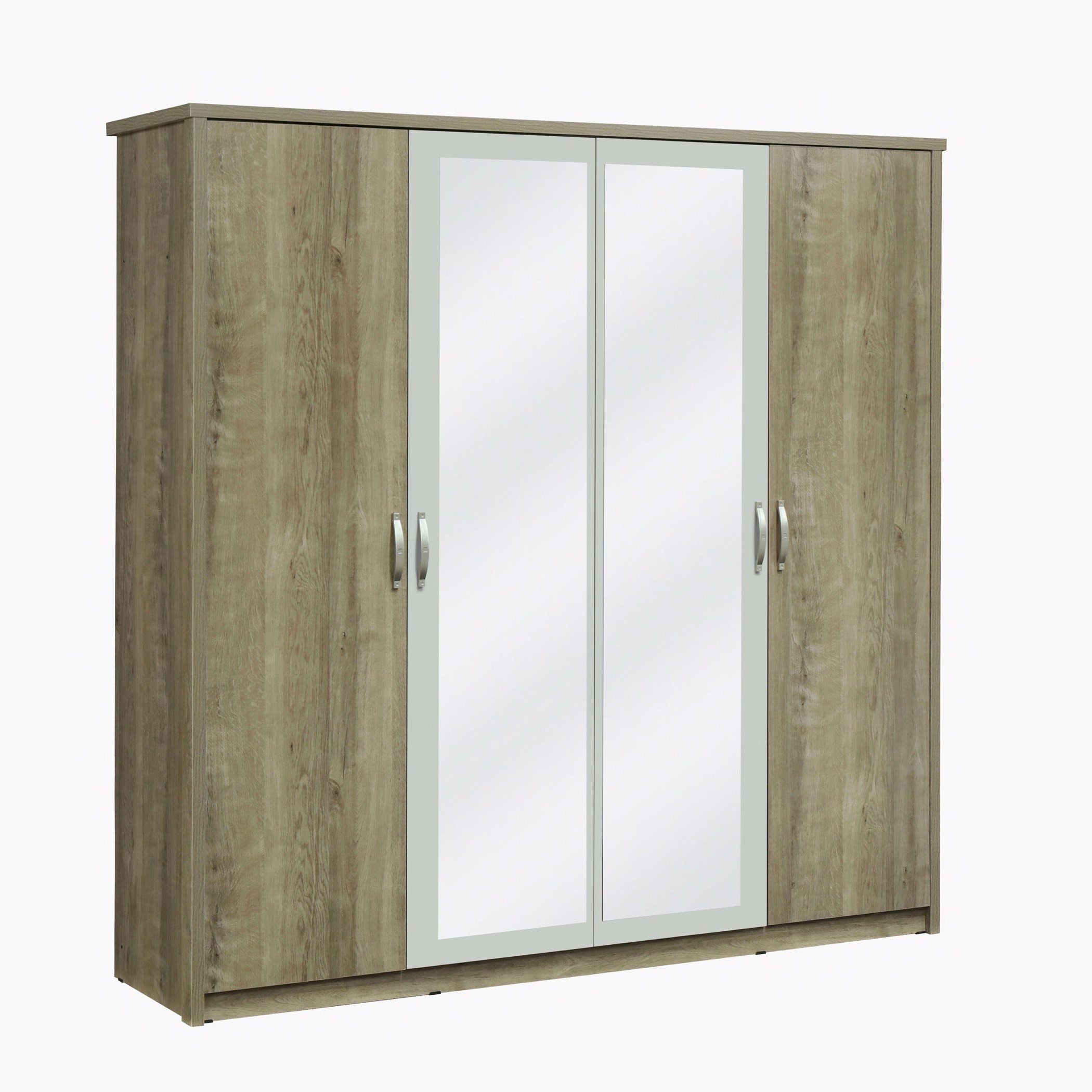 خزانة ملابس 4 أبواب مع 2 مرآة - ميلودي من موڤو -hbxfurniture-wardrobes-image-2