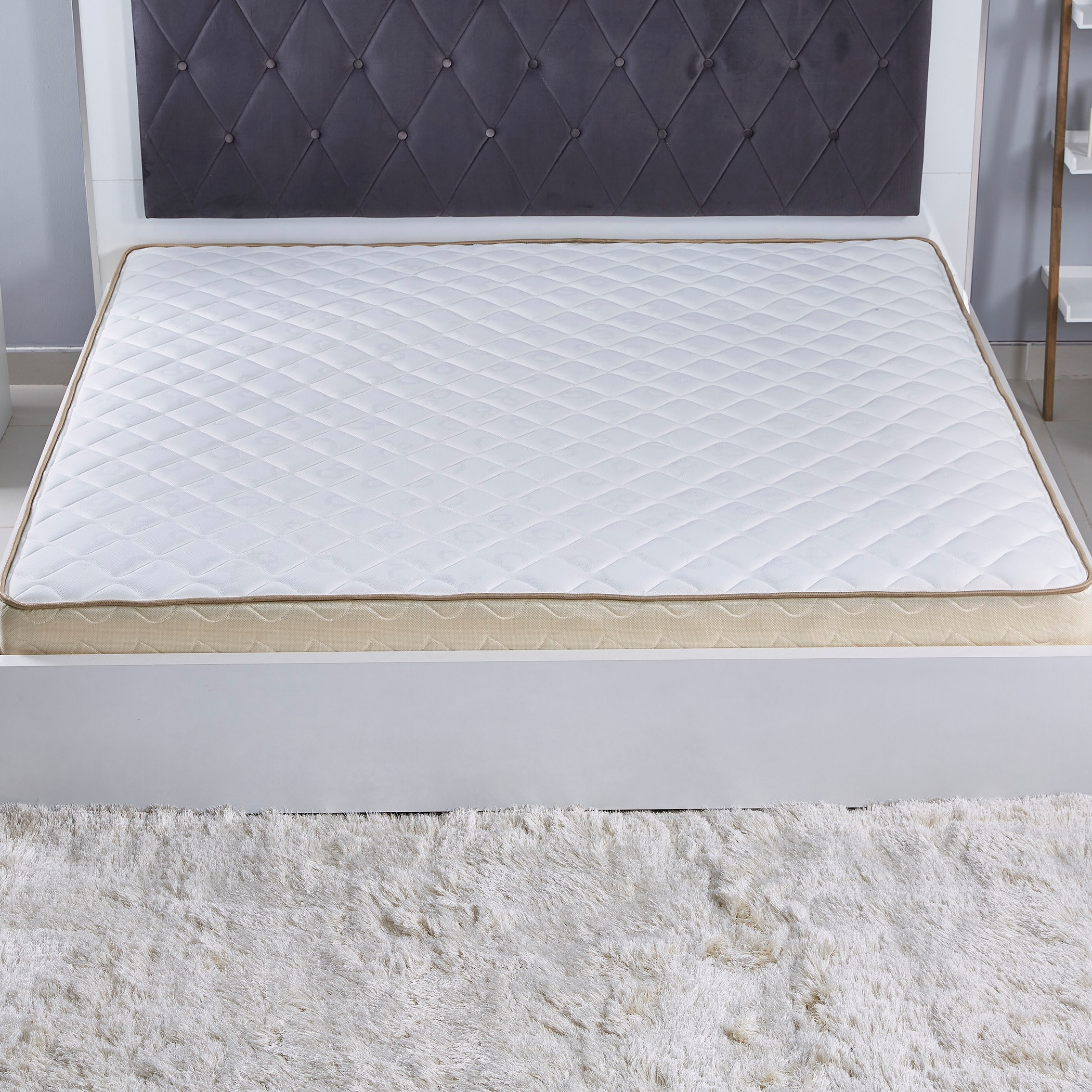 iOrtho Super King Size Spring Mattress with Foam Wall - 200x200x21 cm-PROMO_HB_KSA_HBX10_190925-image-3