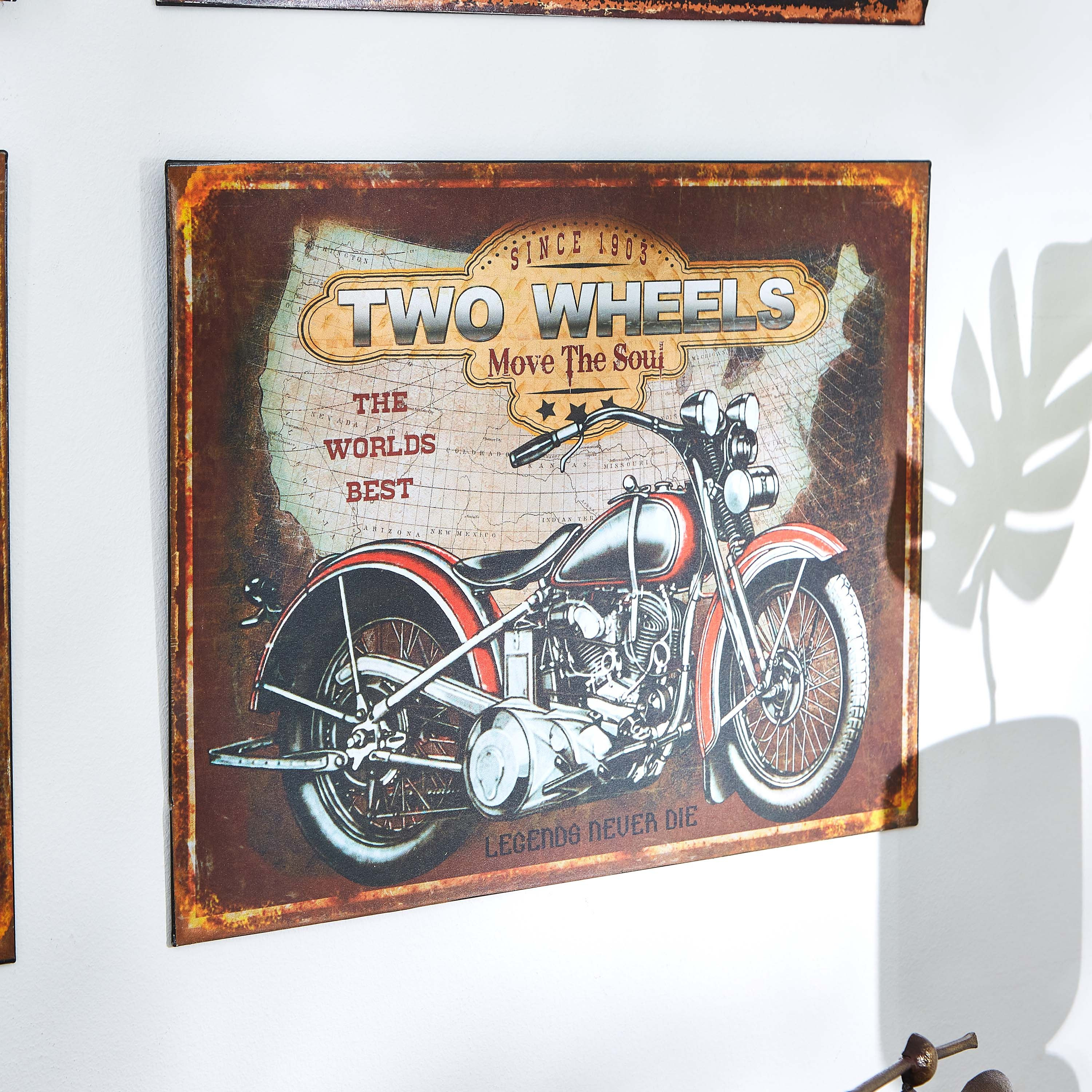 ديكور حائط معدني مستطيلي عجلتان- تافرن-hbxdiningroom-walldecor-wallart-image-2