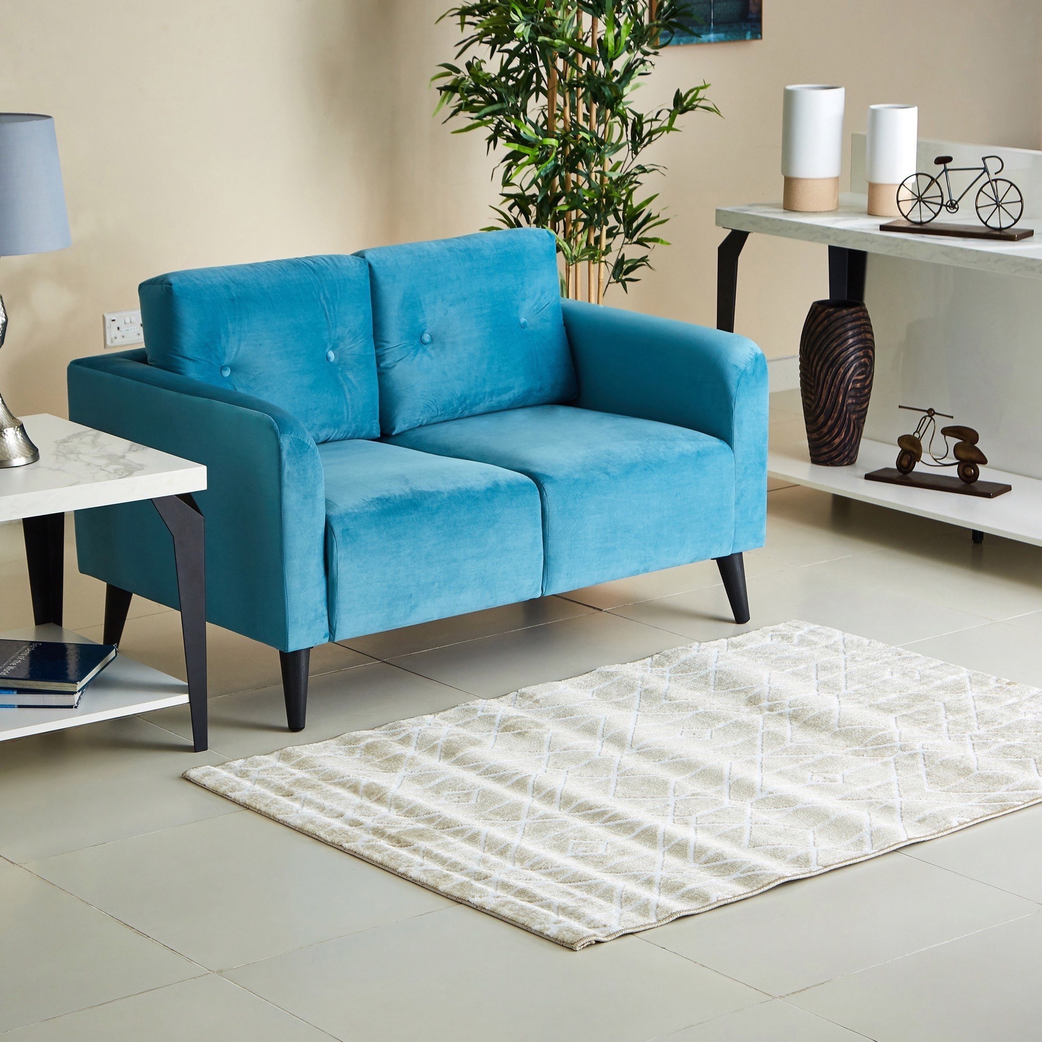 سجادة بولي بروبلين مقاومة للبقع دالتون من ماشيل - 110x160 سم-hbxdecorandfurnishings-floorcoverings-rugs-image-4