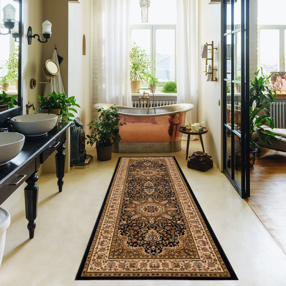 سجادة بنمط شرقي أنقرة من كندرا - 80x230 سم-hbxdecorandfurnishings-floorcoverings-rugs-image-1