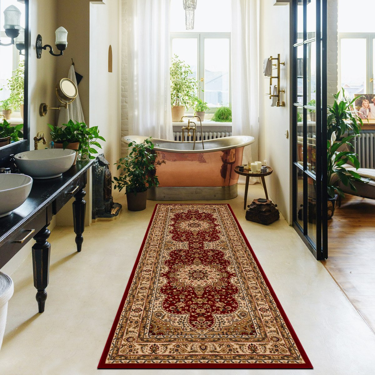 سجادة بنمط شرقي كونيا من كندرا - 80x230 سم-hbxdecorandfurnishings-floorcoverings-rugs-image-1
