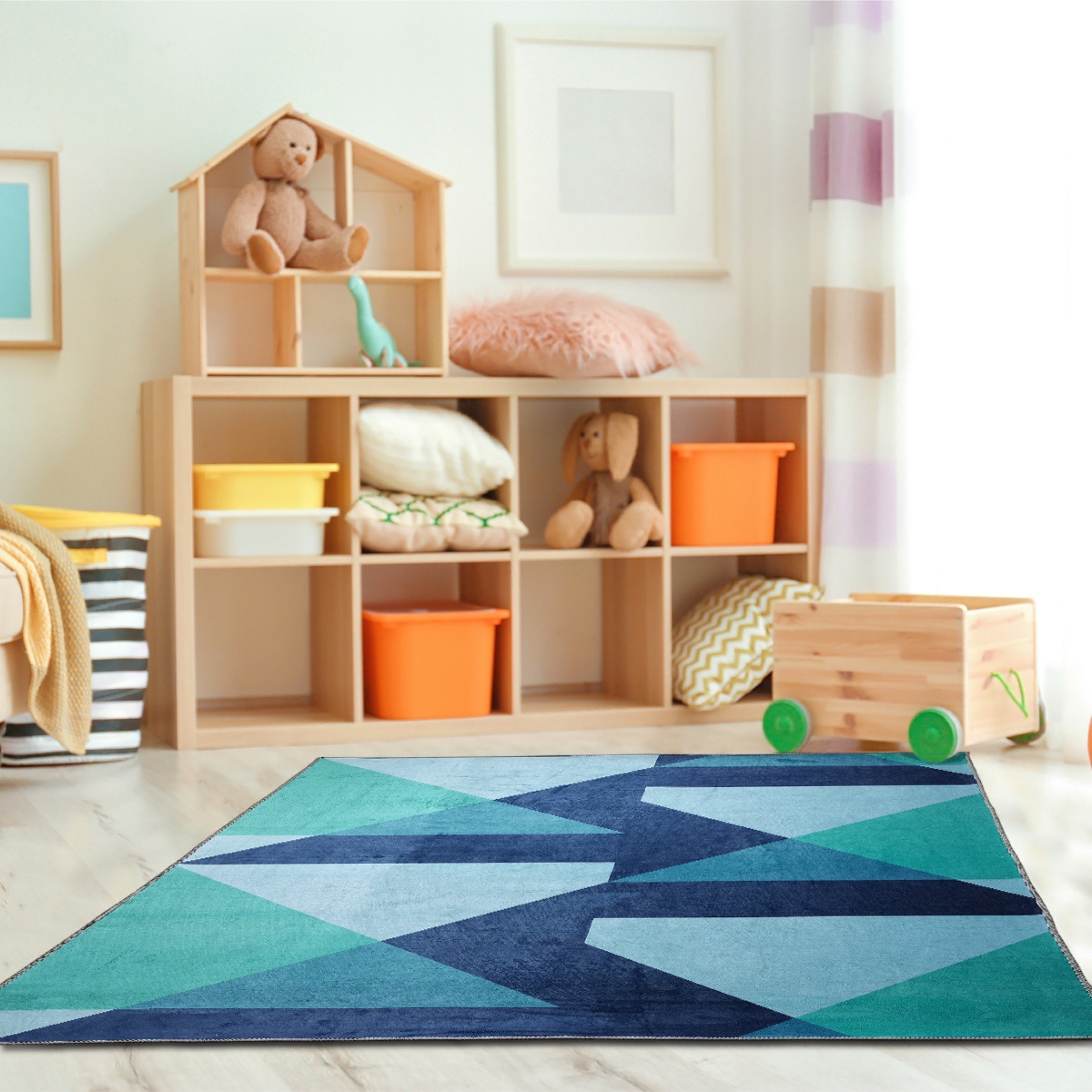 سجّادة بطبعات جيوماتريكس - 120x160 سم-hbxhomeware-hbxkidsandyouth-image-1