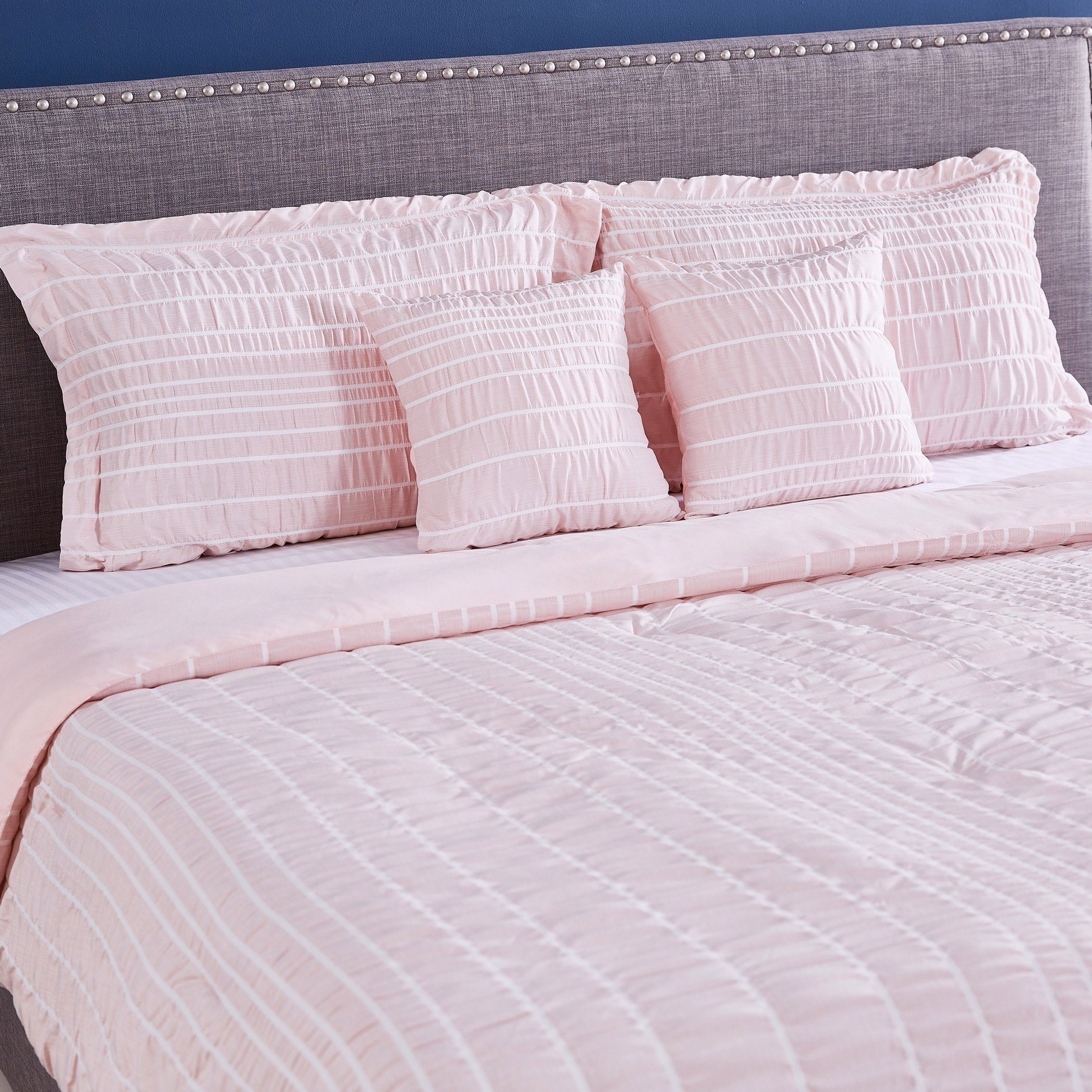 طقم لحاف جاكار مقاس كينج 5 قطع من سيرينا - 220x240 سم-hbxhomeware-hbxdecorandfurnishings-image-3