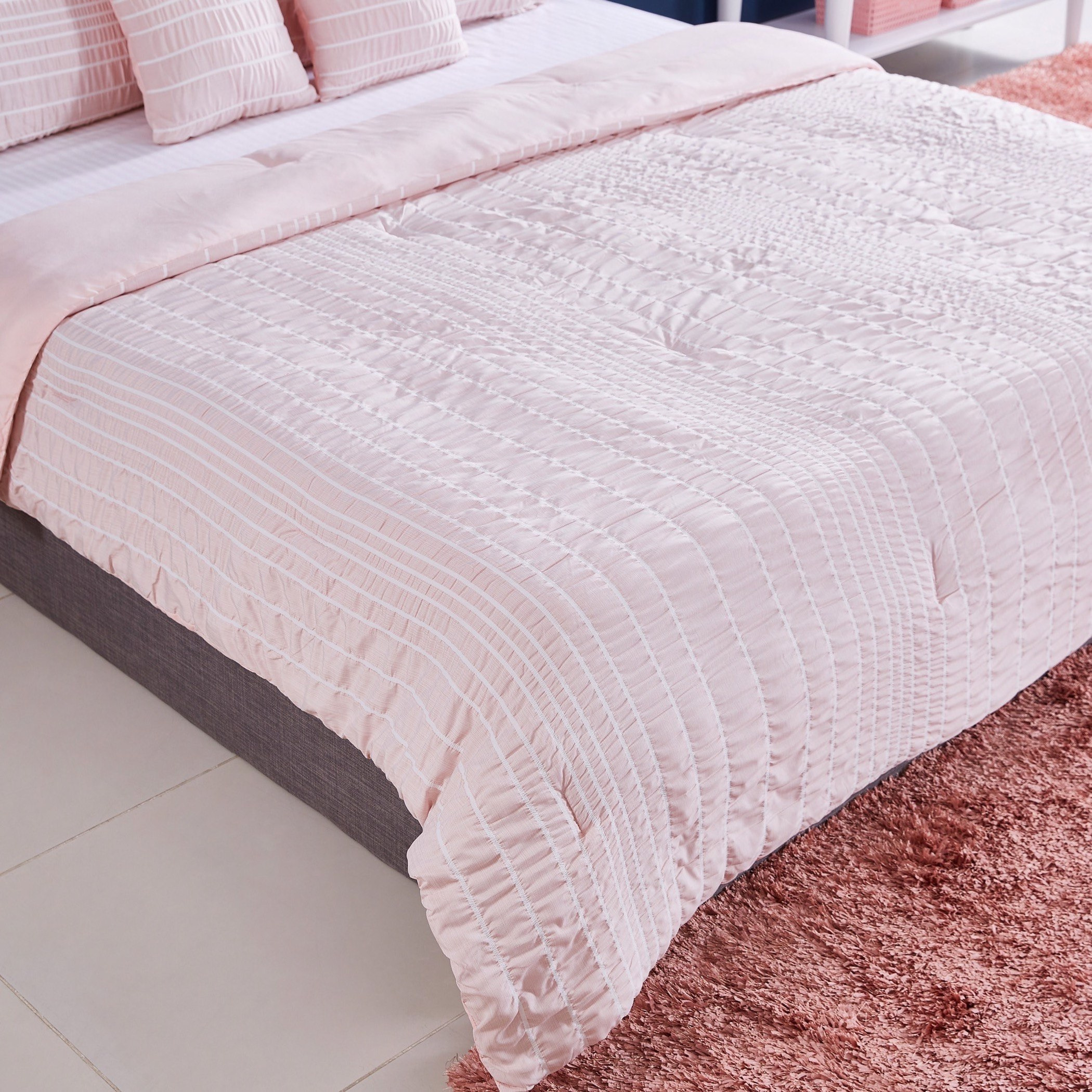طقم لحاف جاكار مقاس كينج 5 قطع من سيرينا - 220x240 سم-hbxhomeware-hbxdecorandfurnishings-image-4