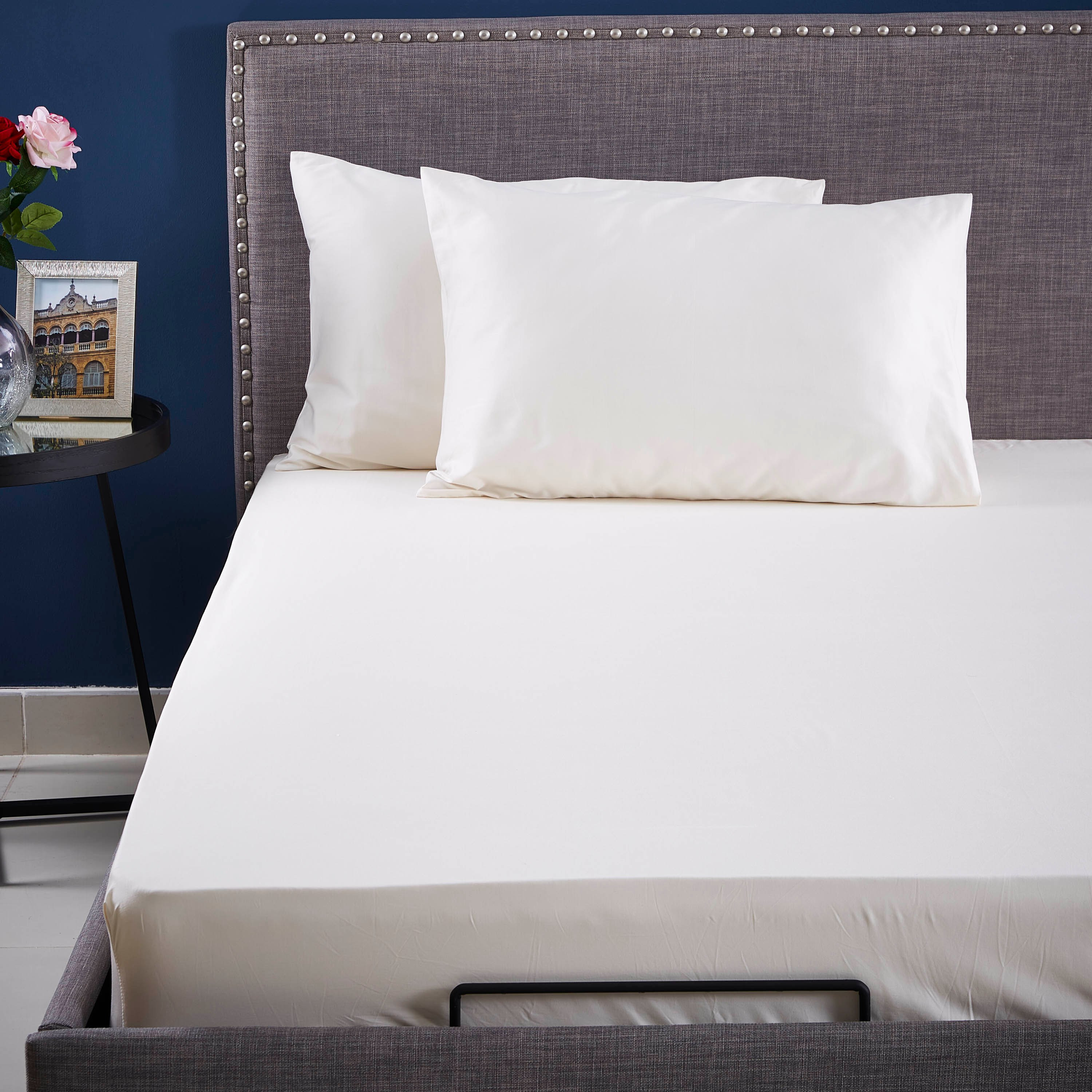 شرشف مطّاطي كينج قابل لتمدد من نوفا - 180x200 سم-hbxhomeware-bedding-fittedsheets-image-4