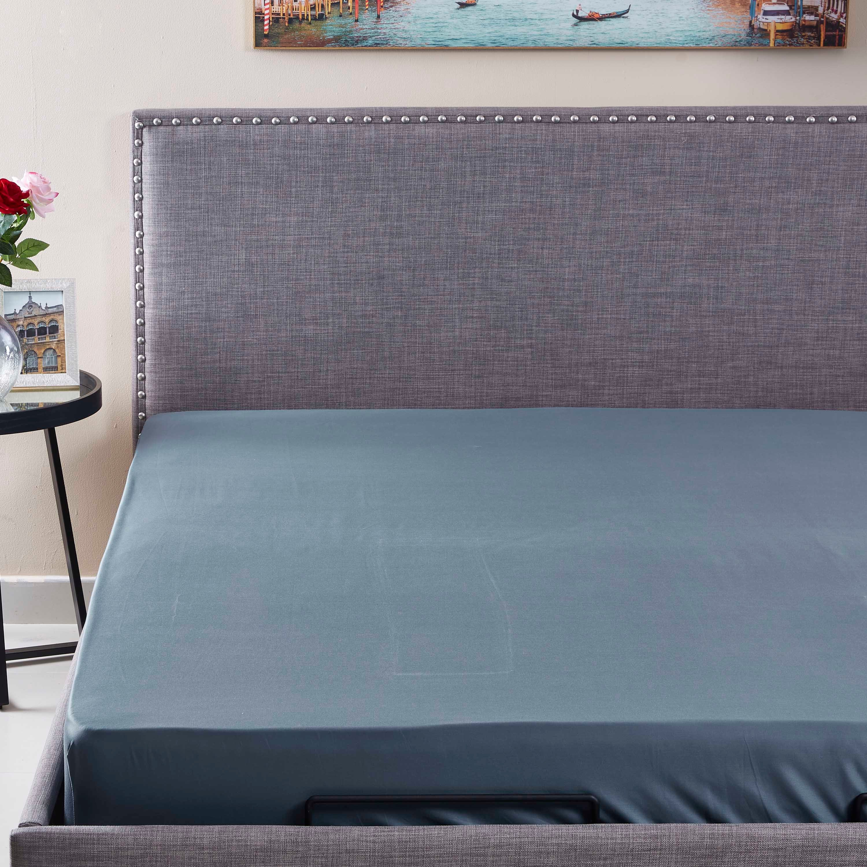 Nova Stretchable King Size Fitted Sheet - 180x200 cm-hbxhomeware-bedding-fittedsheets-image-2
