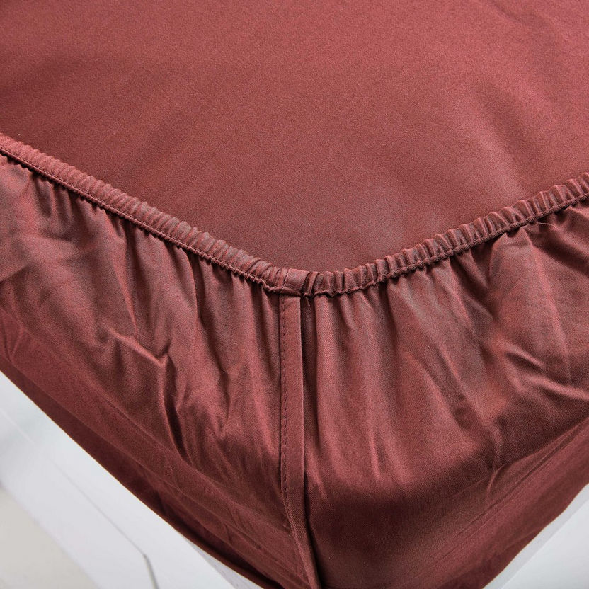 Nova Stretchable Single Size Fitted Sheet - 90x200 cm-Sheets and Pillow Covers-image-3