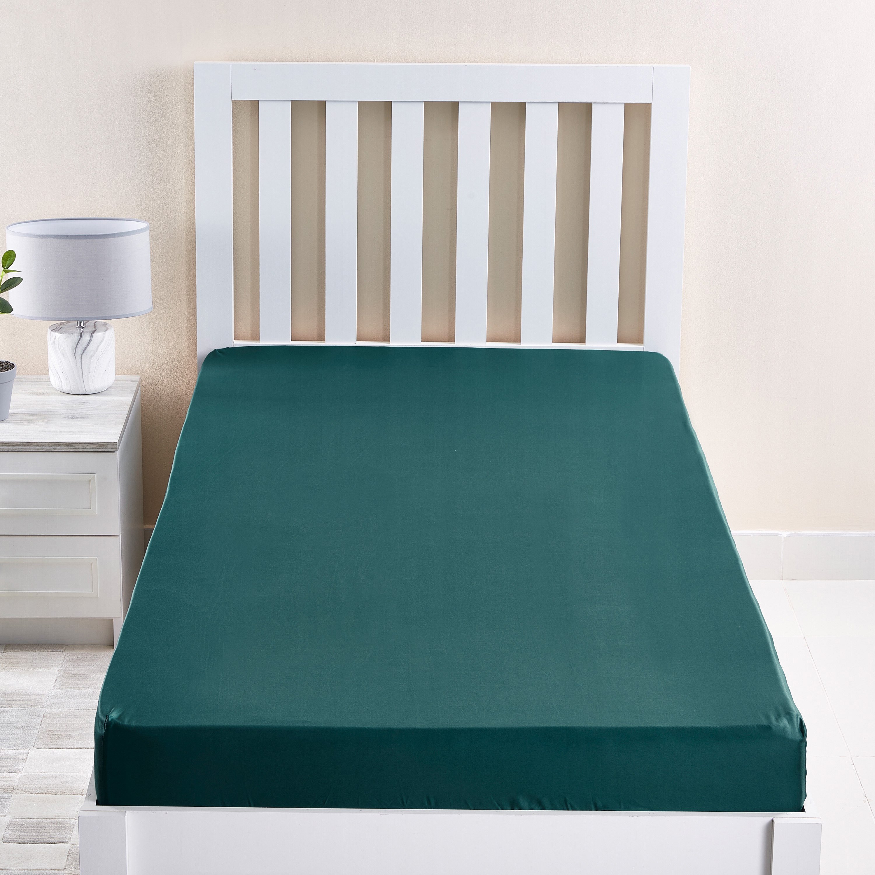 Nova Stretchable Single Size Fitted Sheet - 90x200 cm-hbxhomeware-hbxbedroom-image-2