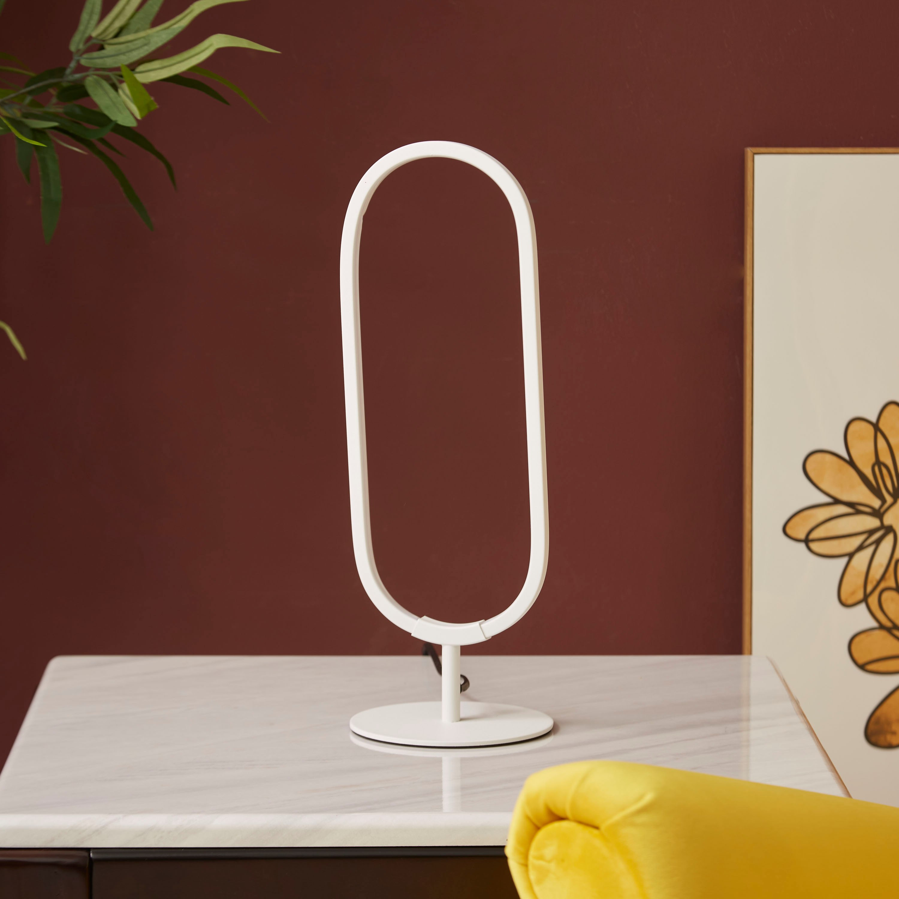 Casablanca Metal LED Elliptical Uplighter - 37 cm-hbxlivingroom-lighting-tablelamps-image-2