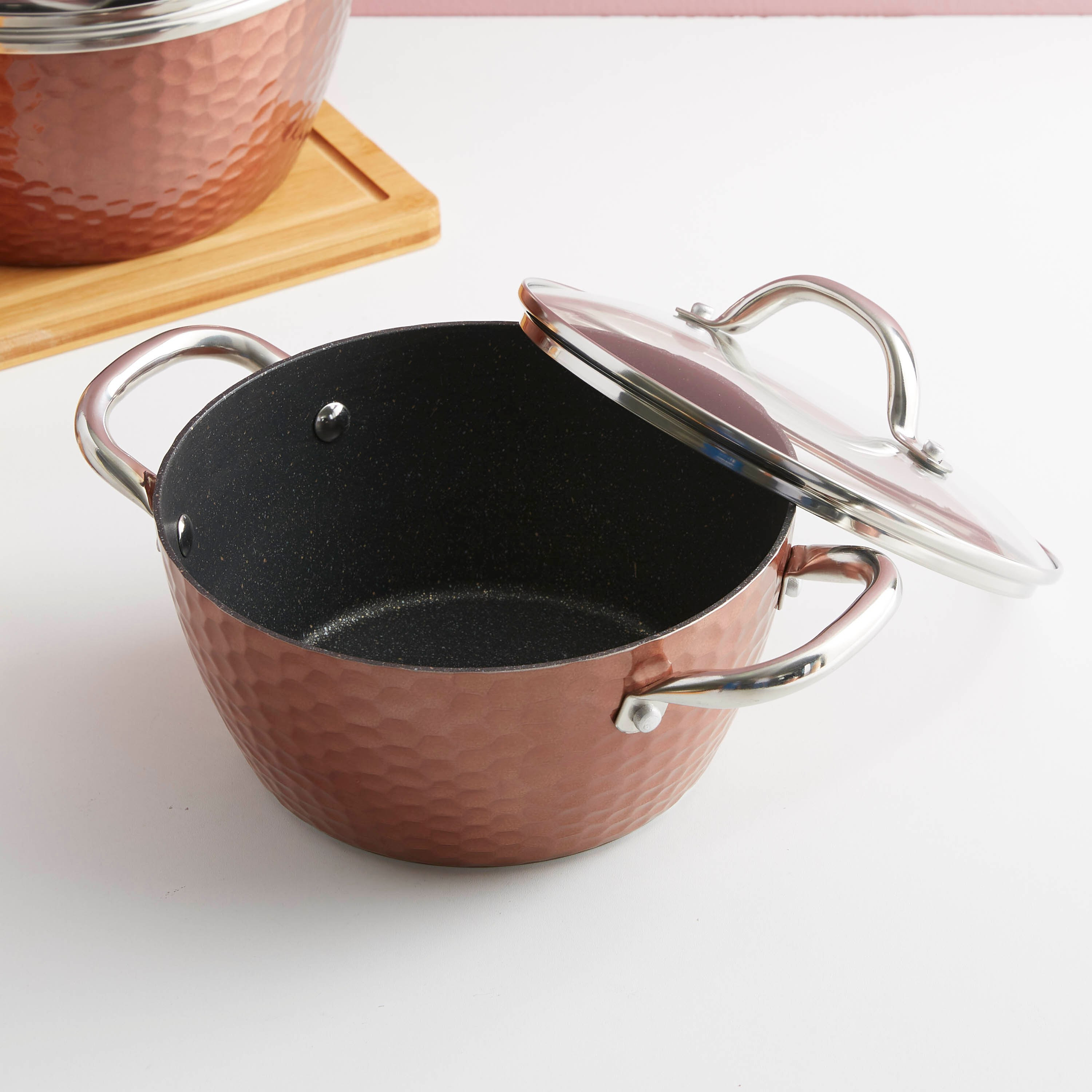 طقم أواني طهي نحاسيّة مطروقة من فيست - 7 قطع-hbxkitchen-kitchenware-foodpreparation-image-4