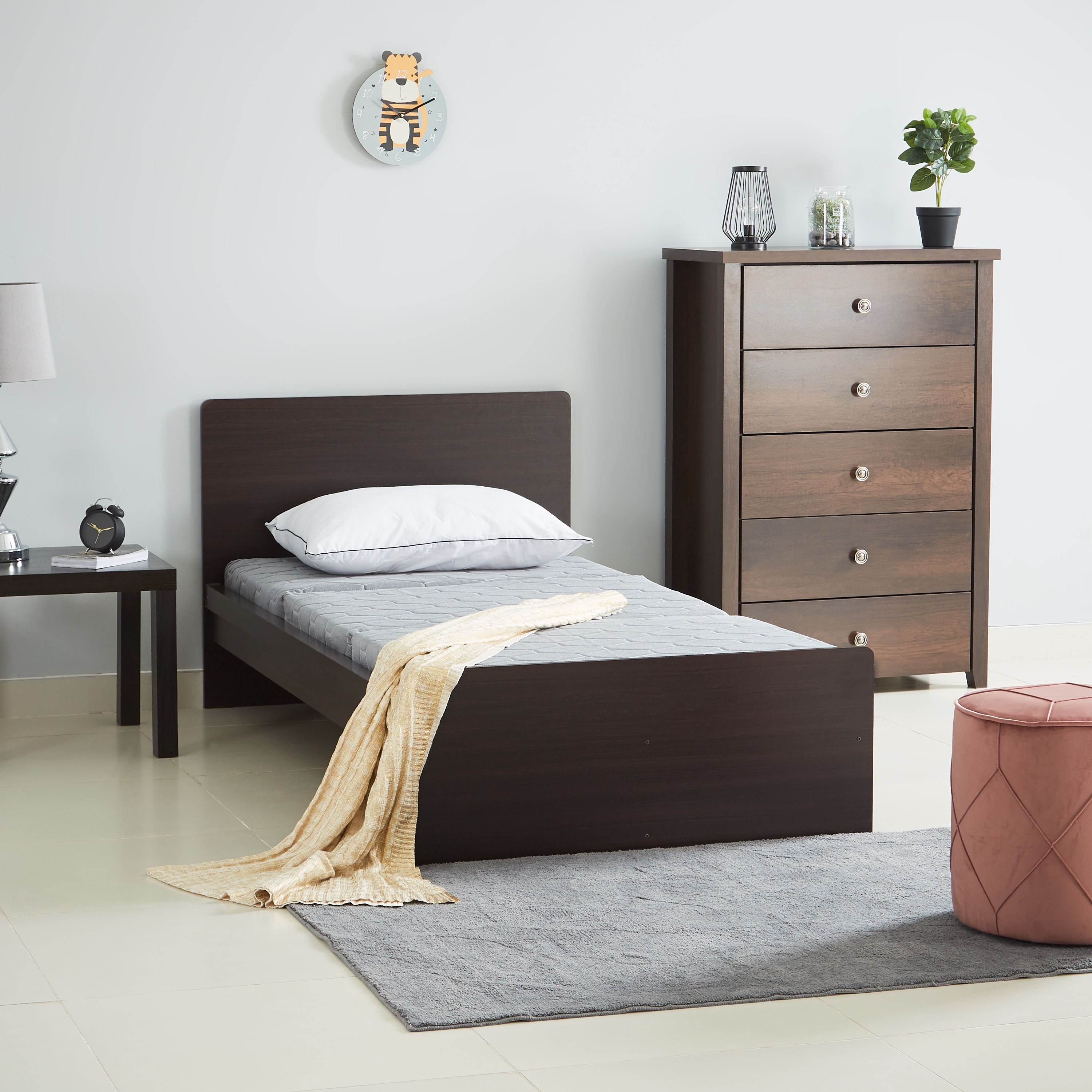 SleepEase iWhiz Firm Rebonded Foam Trifold Guest Travel Foam Single Mattress - 90x190x10 cm-hbxfurniture-bedroom-mattresses-single-image-7