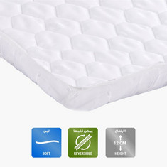 iValue Single Foam Mattress in American Quilted Fabric - 90x200x12 cm