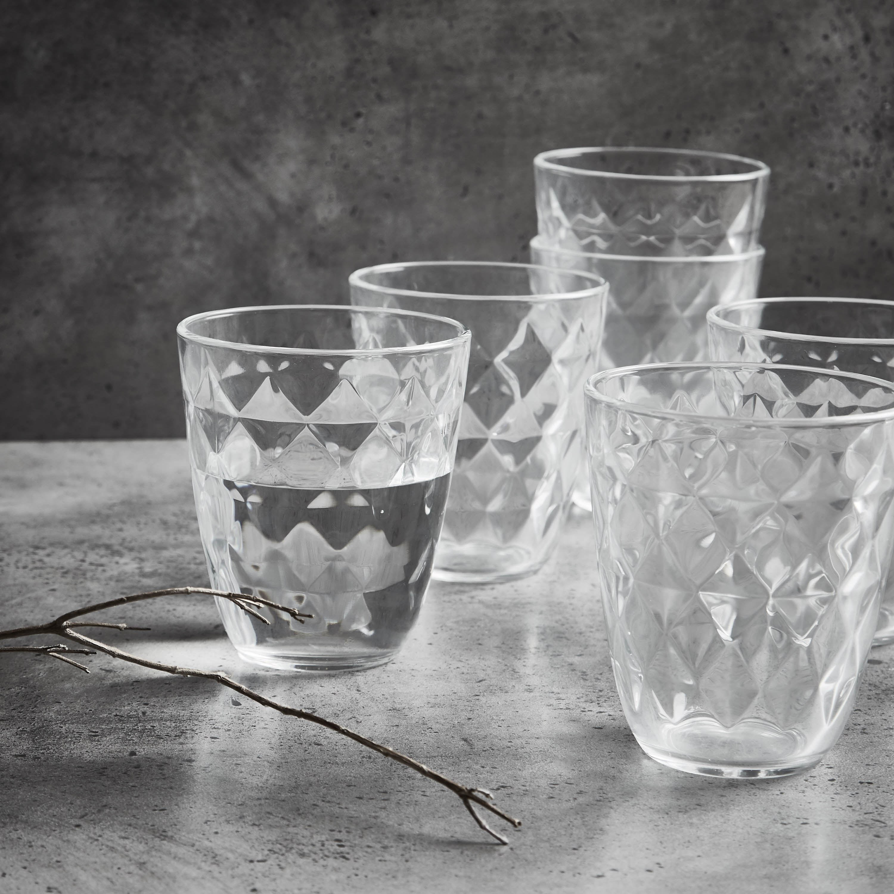 طقم أكواب طويلة بتصاميم ألماس متعدّدة من لومينارك - 310 مل-hbxhomeware-hbxkitchen-image-2