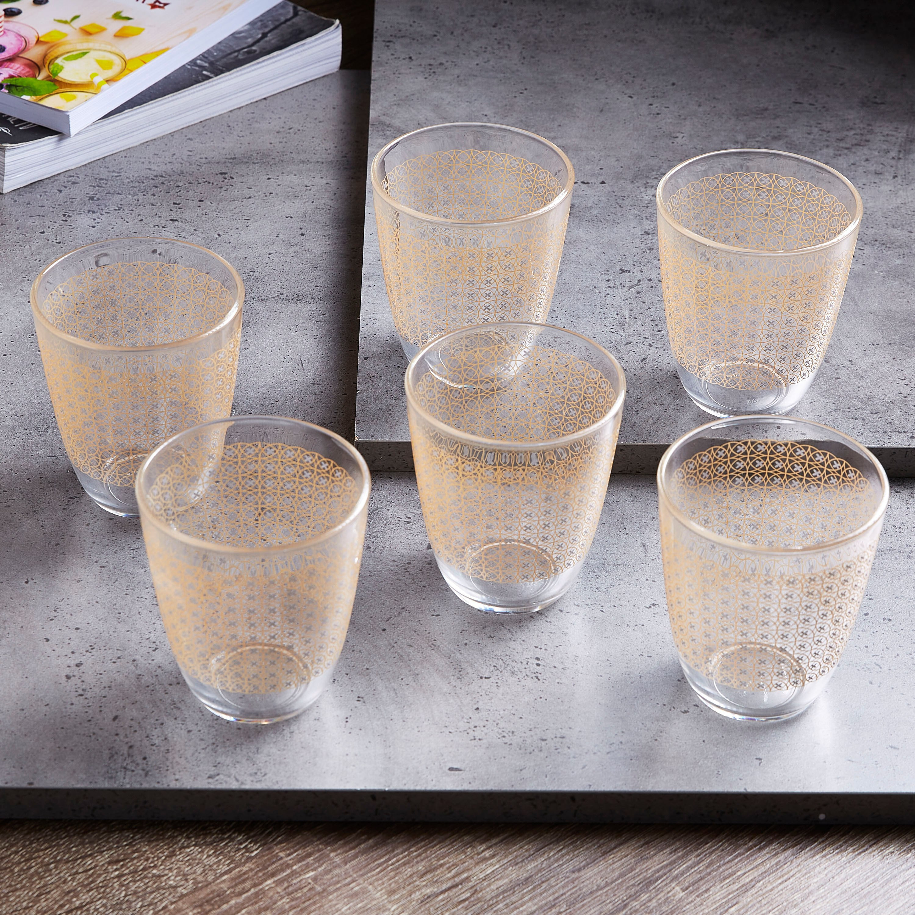 طقم أكواب طويلة 6 قطع نيو جالاكسي من أكوا - 310 مل-hbxhomeware-hbxkitchen-image-1