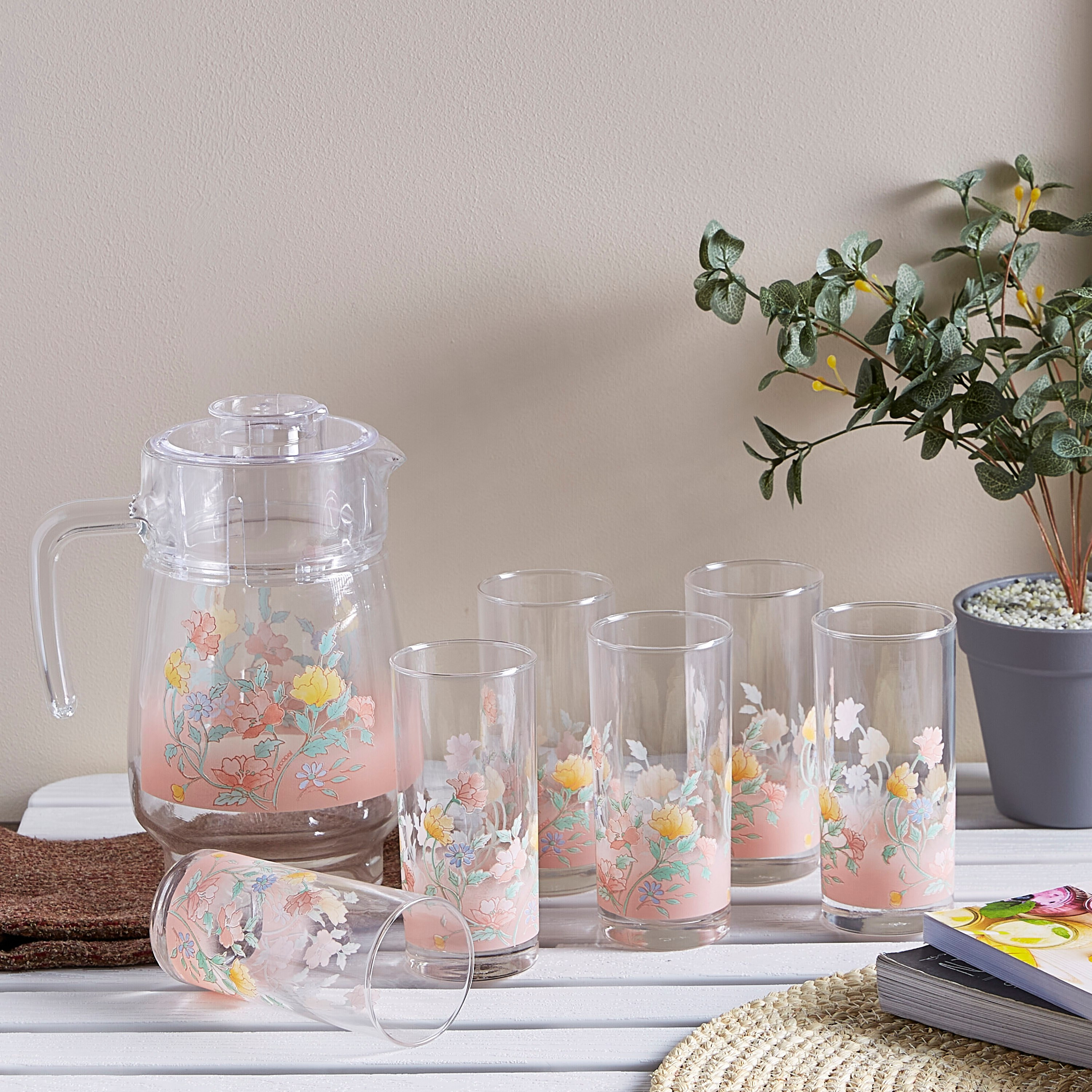 طقم أواني شرب من إليز - 7 قطع-hbxhomeware-hbxkitchen-image-1