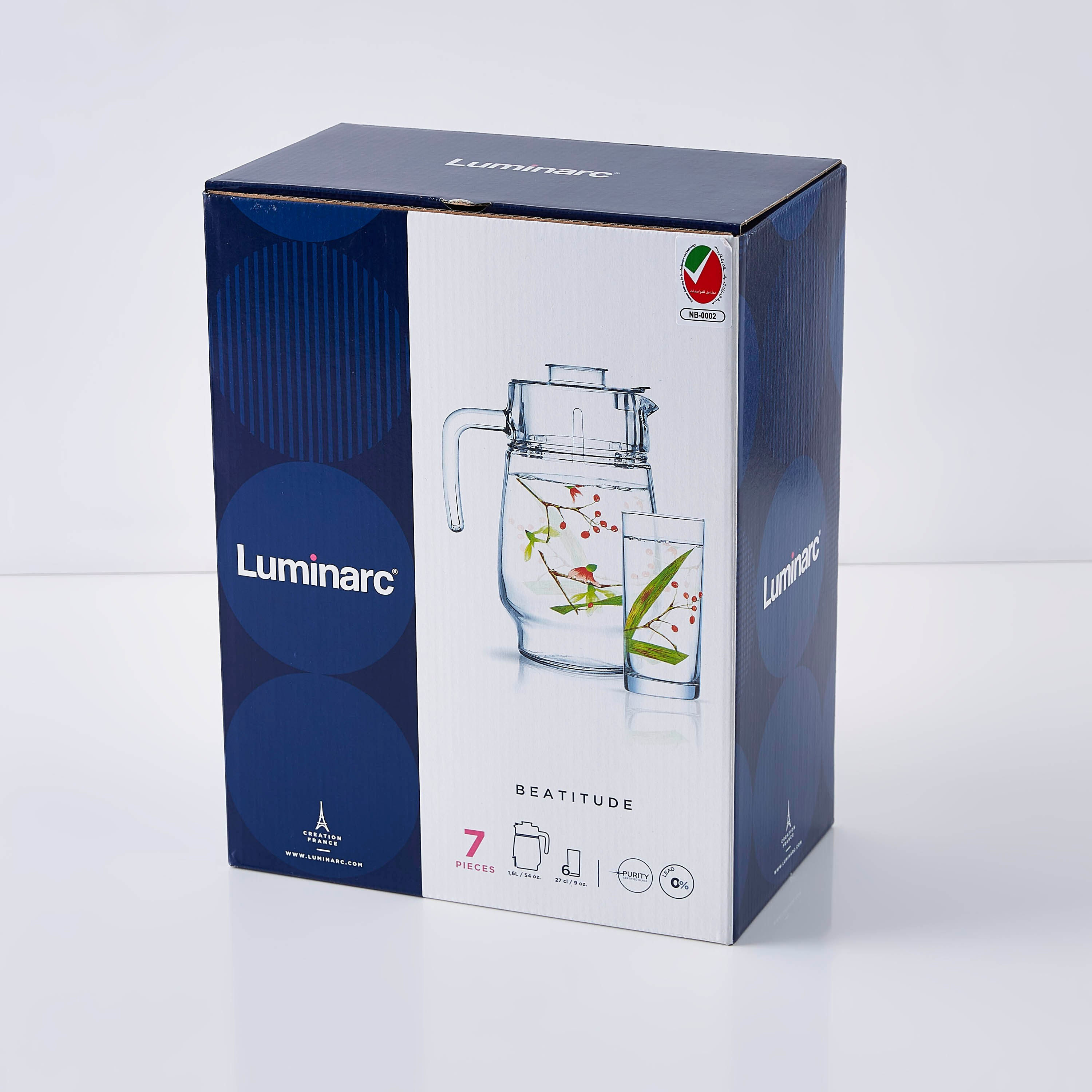 طقم أواني شرب بطبعات بيوتيتيود 7 قطع من لومينارك - 270 مل-hbxhomeware-hbxkitchen-image-6