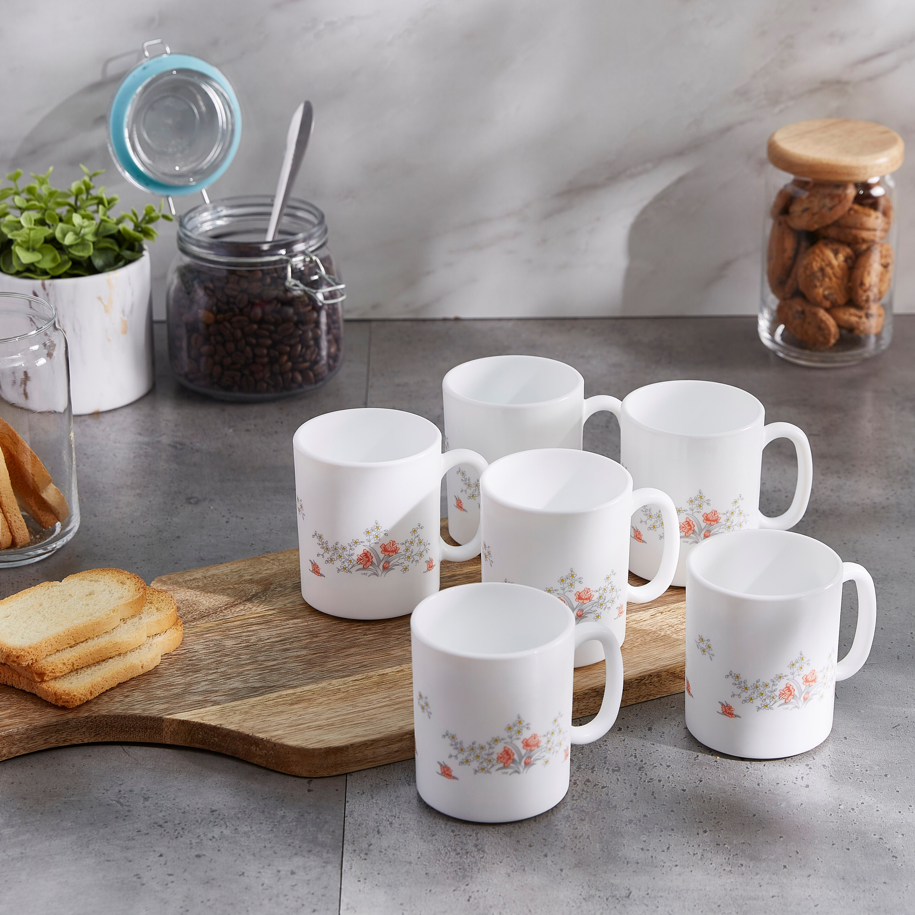 طقم مجّات 6 قطع ايسينس إليزابيث من لومينارك - 320 مل-hbxdecorandfurnishings-tabletop-crockery-image-4