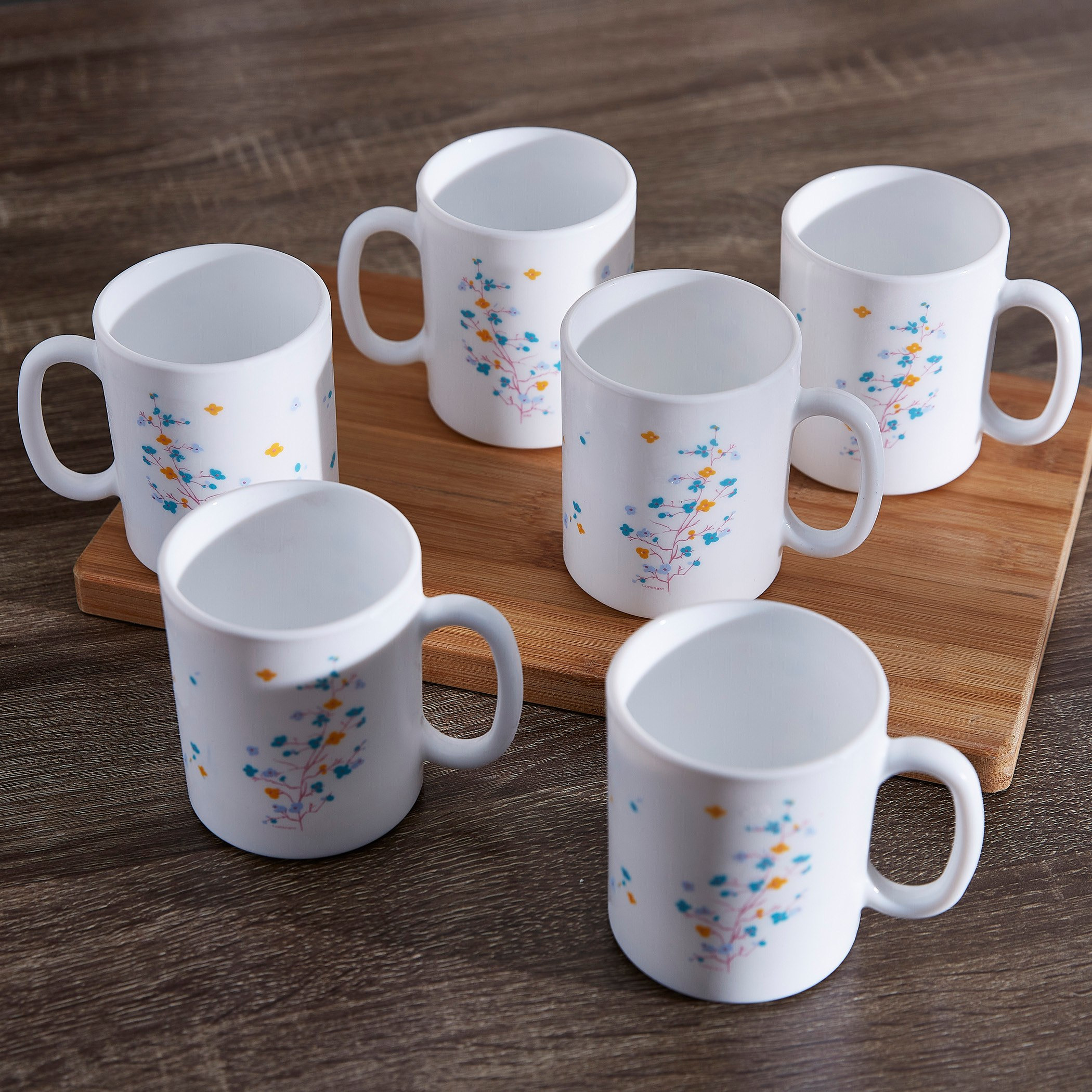 طقم مجات 6 قطع ايسانس زين من أكوا - 320 مل-hbxdecorandfurnishings-tabletop-crockery-image-1
