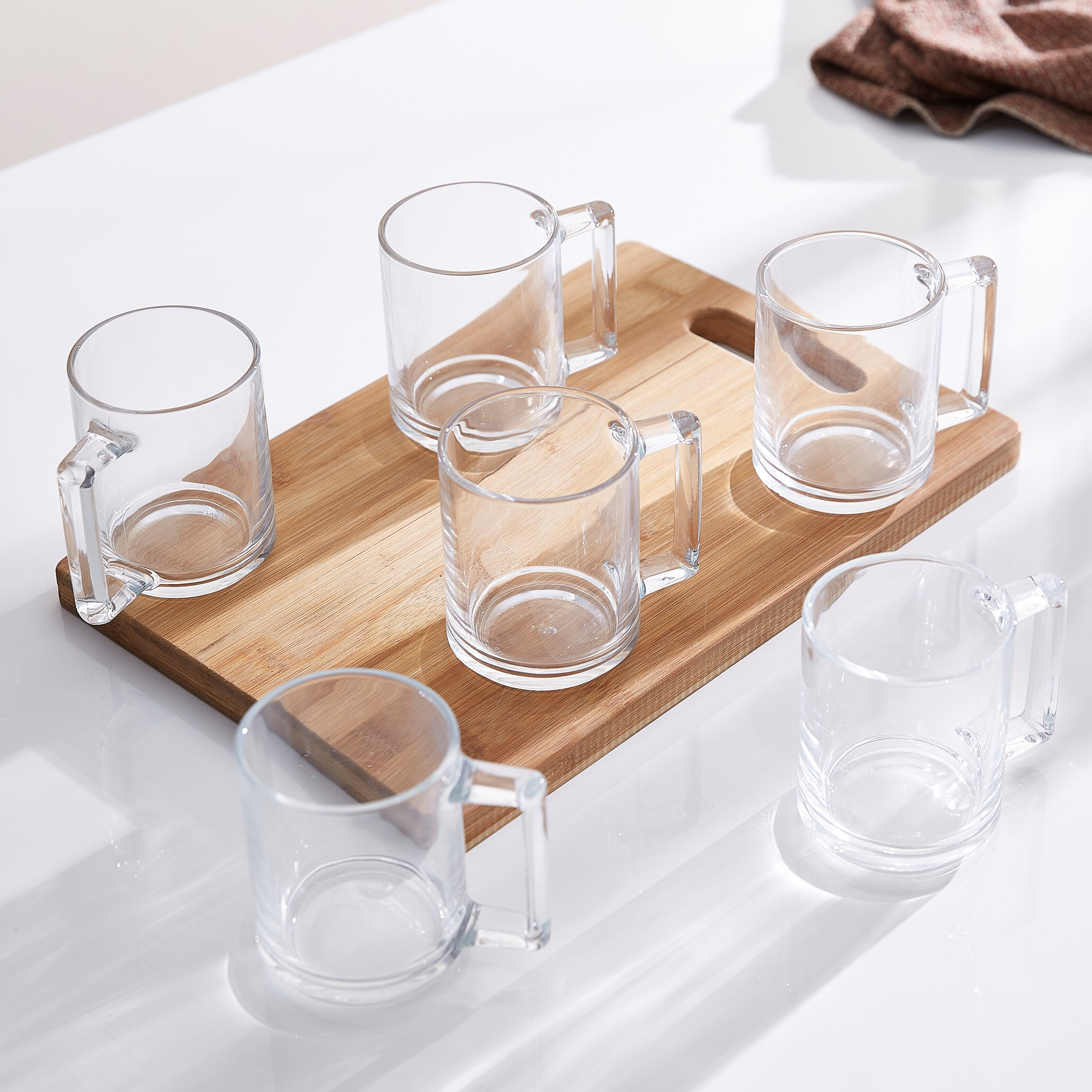 طقم مجات آ لا بون اور 6 قطع من أكوا - 250 مل-hbxdecorandfurnishings-tabletop-crockery-image-1