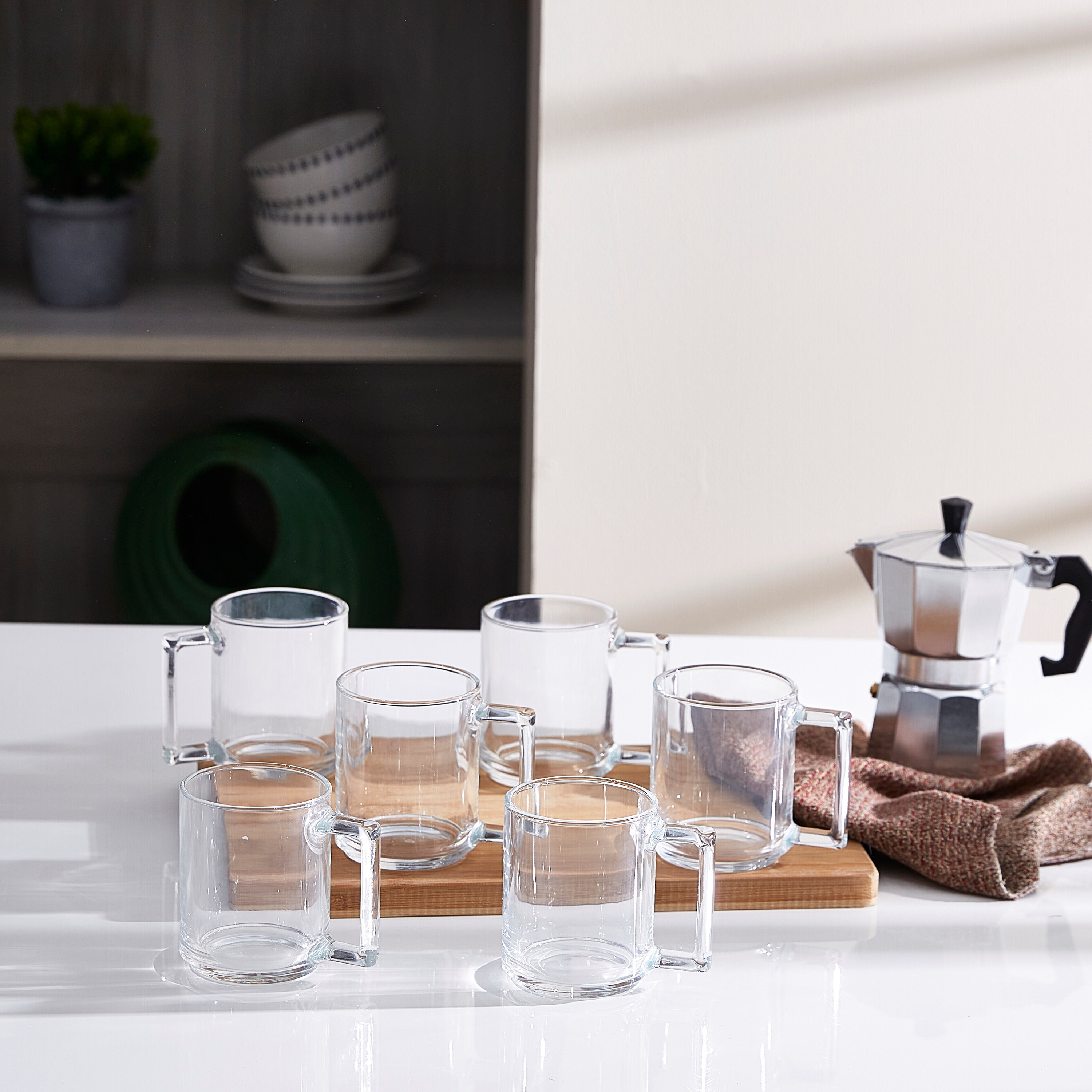 طقم مجات آ لا بون اور 6 قطع من أكوا - 250 مل-hbxdecorandfurnishings-tabletop-crockery-image-4