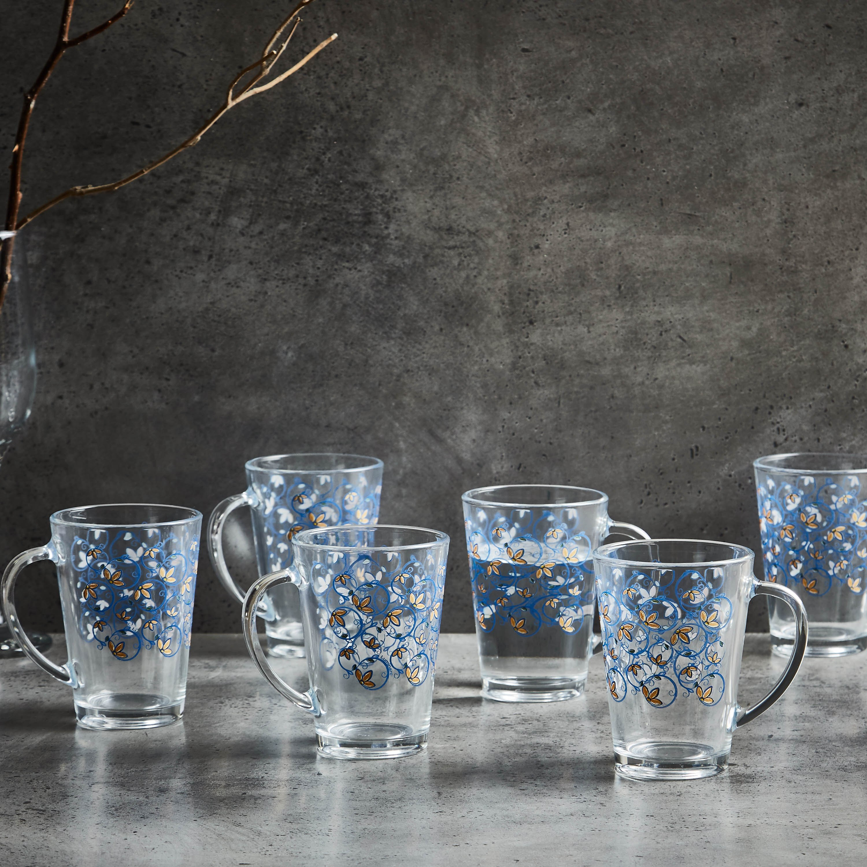 طقم مجّات 6 قطع سبرينج لوبس من لومينارك - 250 مل-hbxdecorandfurnishings-tabletop-crockery-image-1
