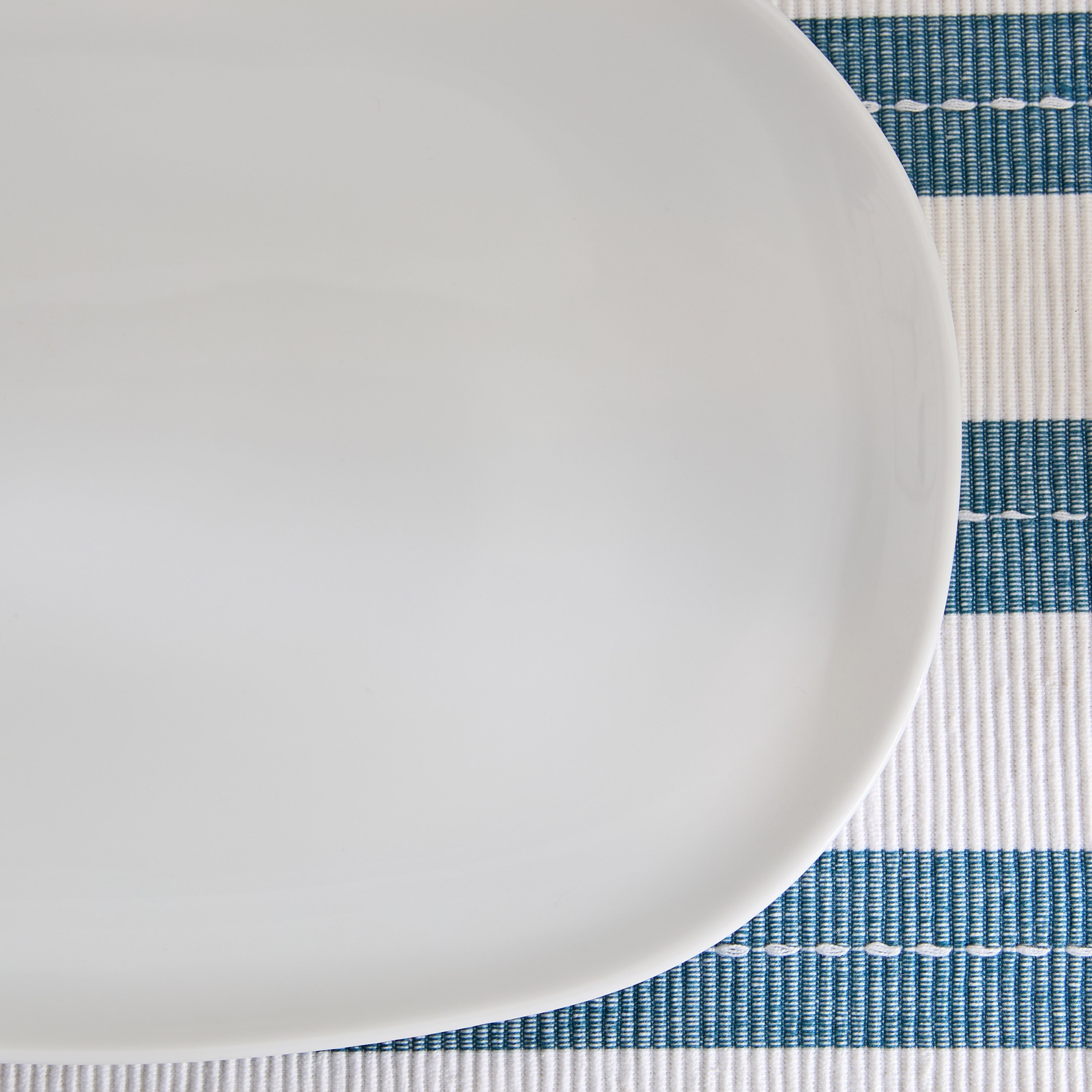 Aqua Carine Opal Square Oval Platter - 35 cm-hbxdecorandfurnishings-tabletop-crockery-image-3