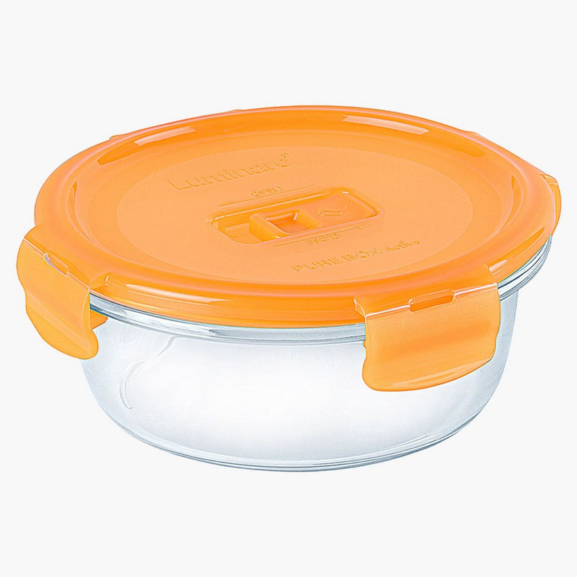 Aqua Pure Round Flat Box with Lid - 420 ml-Containers and Jars-image-0