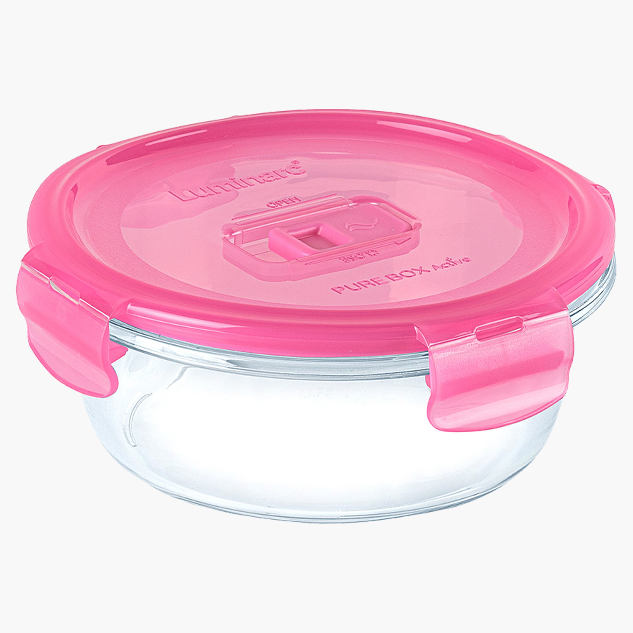 Buy Luminarc Contrast Rim Round Flat Box - 420 ml Online in UAE | Homebox