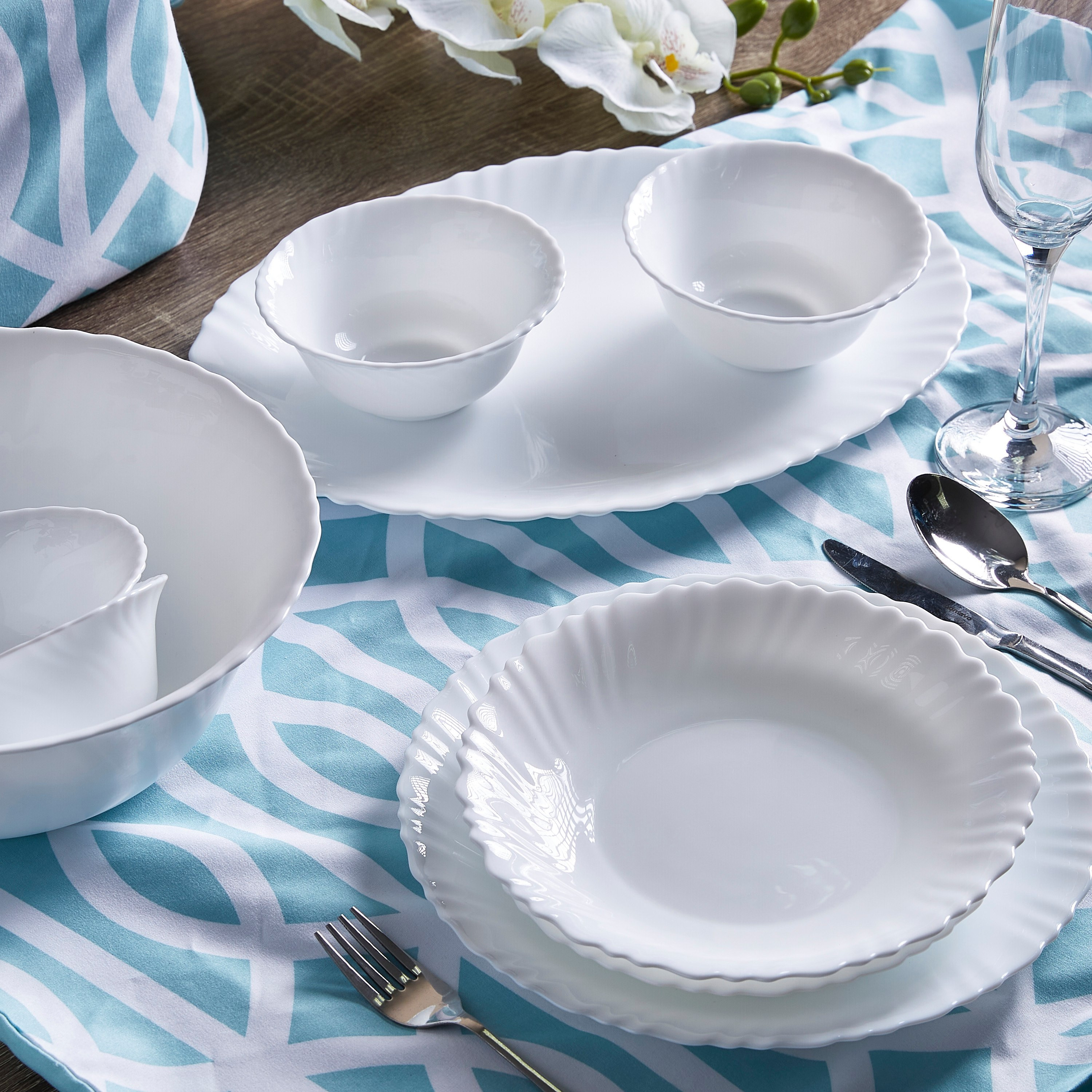 Arcopal shop dinnerware sets