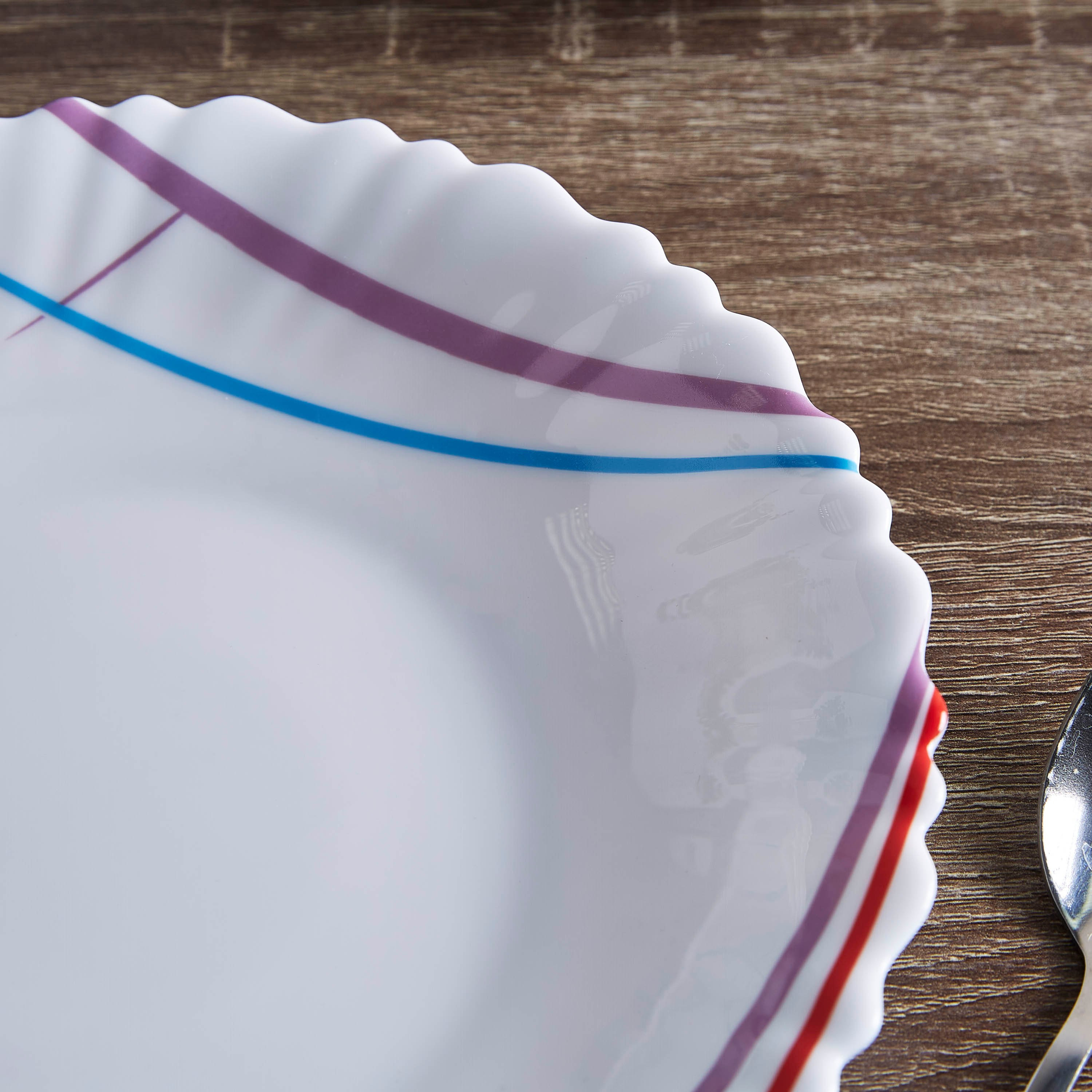 طقم صحون عشاء من مالي - 19 قطعة-hbxdecorandfurnishings-tabletop-crockery-image-6