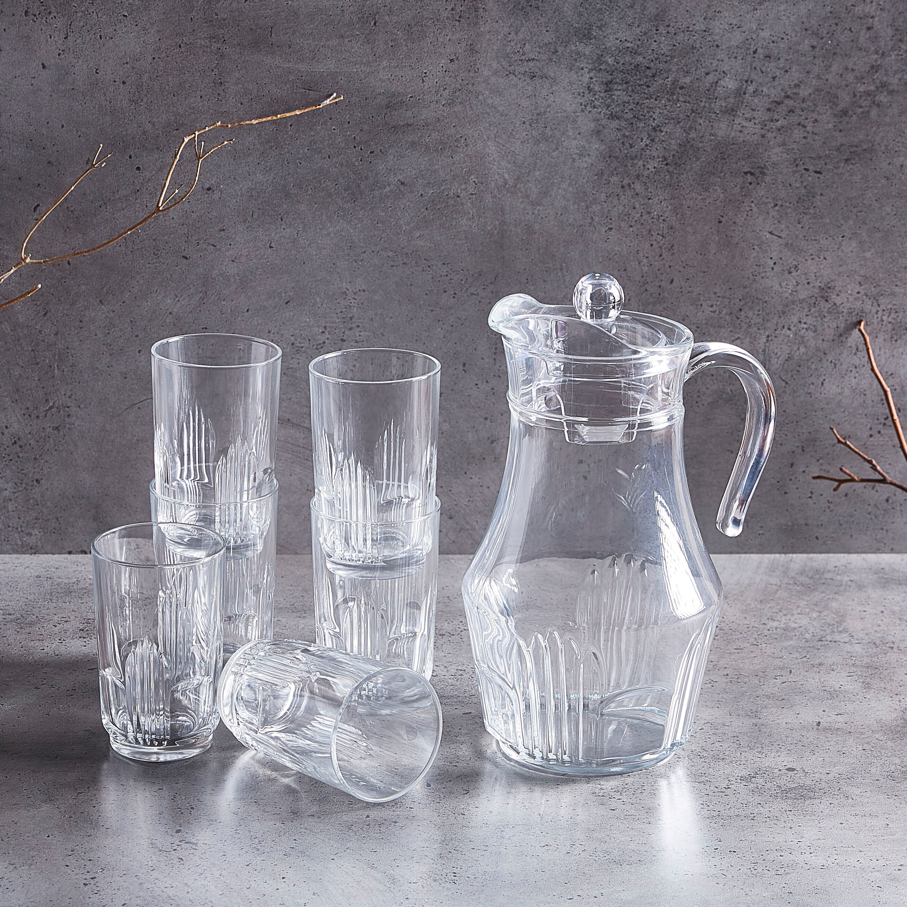 طقم أواني شرب من أورينت- 7 قطع-hbxhomeware-hbxkitchen-image-1