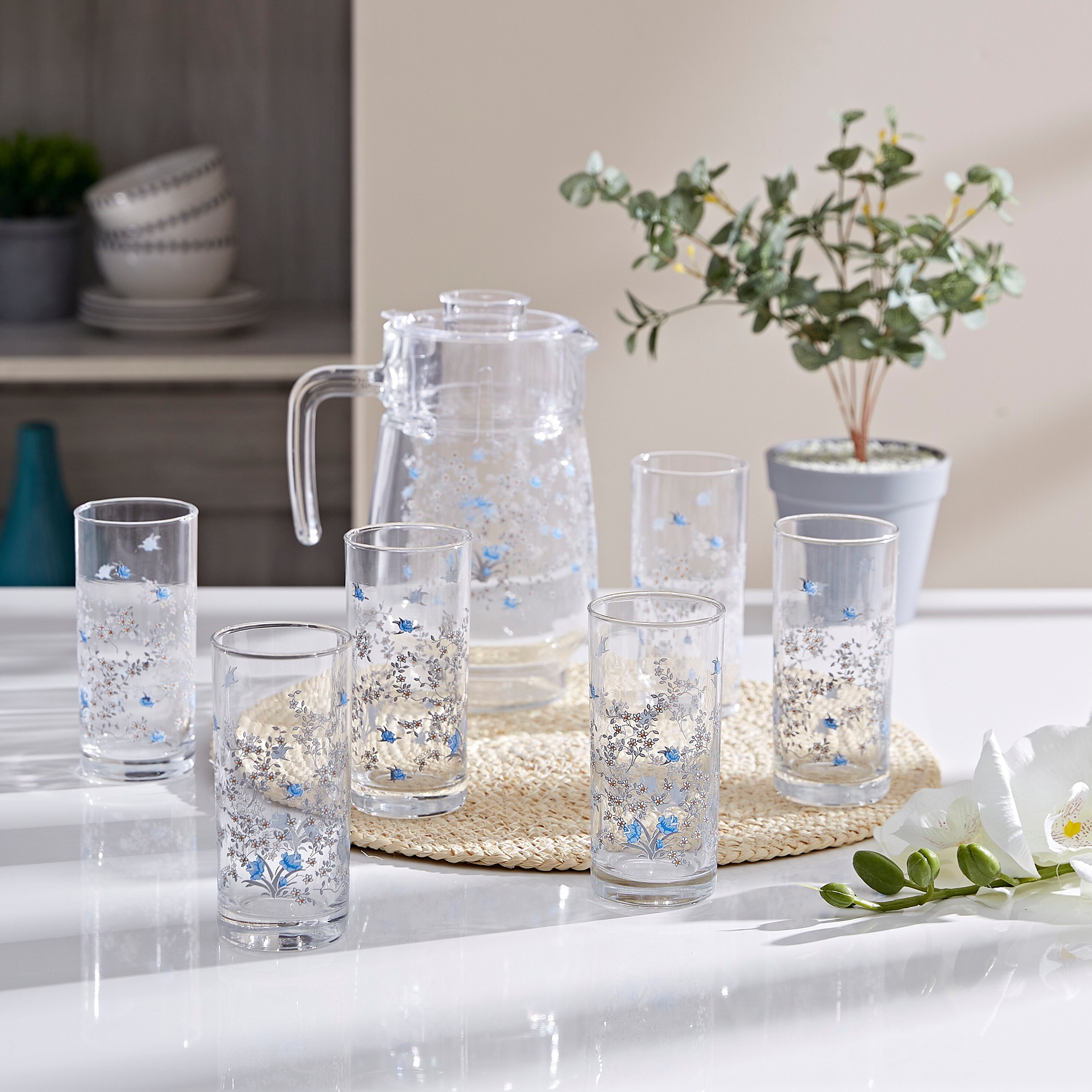 طقم أواني شرب من رومانتيك - 7 قطع-hbxhomeware-hbxkitchen-image-5