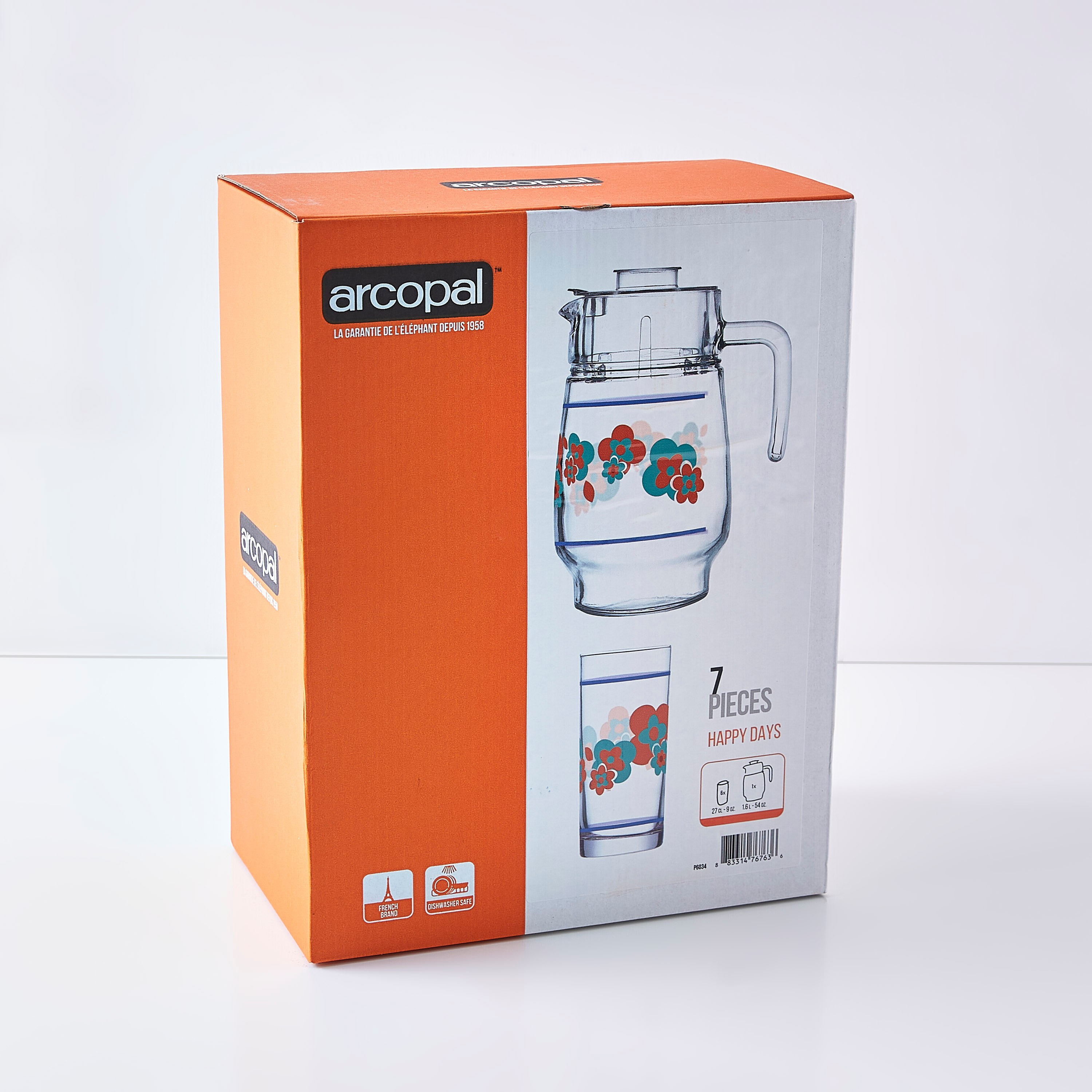 طقم أواني شرب مع إبريق من هابي دايز - 7 قطع-hbxhomeware-hbxkitchen-image-6