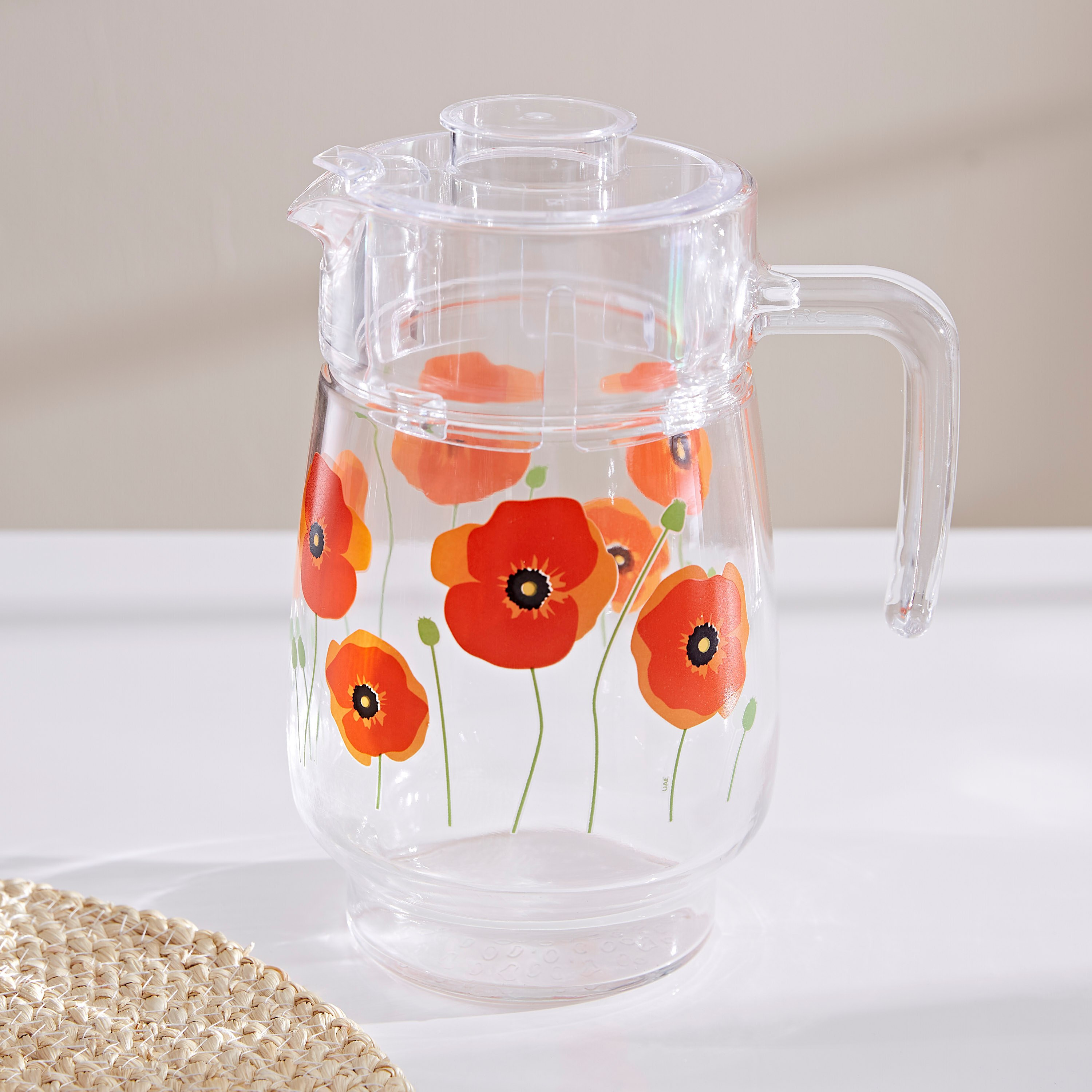 طقم أواني شرب مع إبريق 7 قطع من ريد رومانس -hbxhomeware-hbxkitchen-image-2
