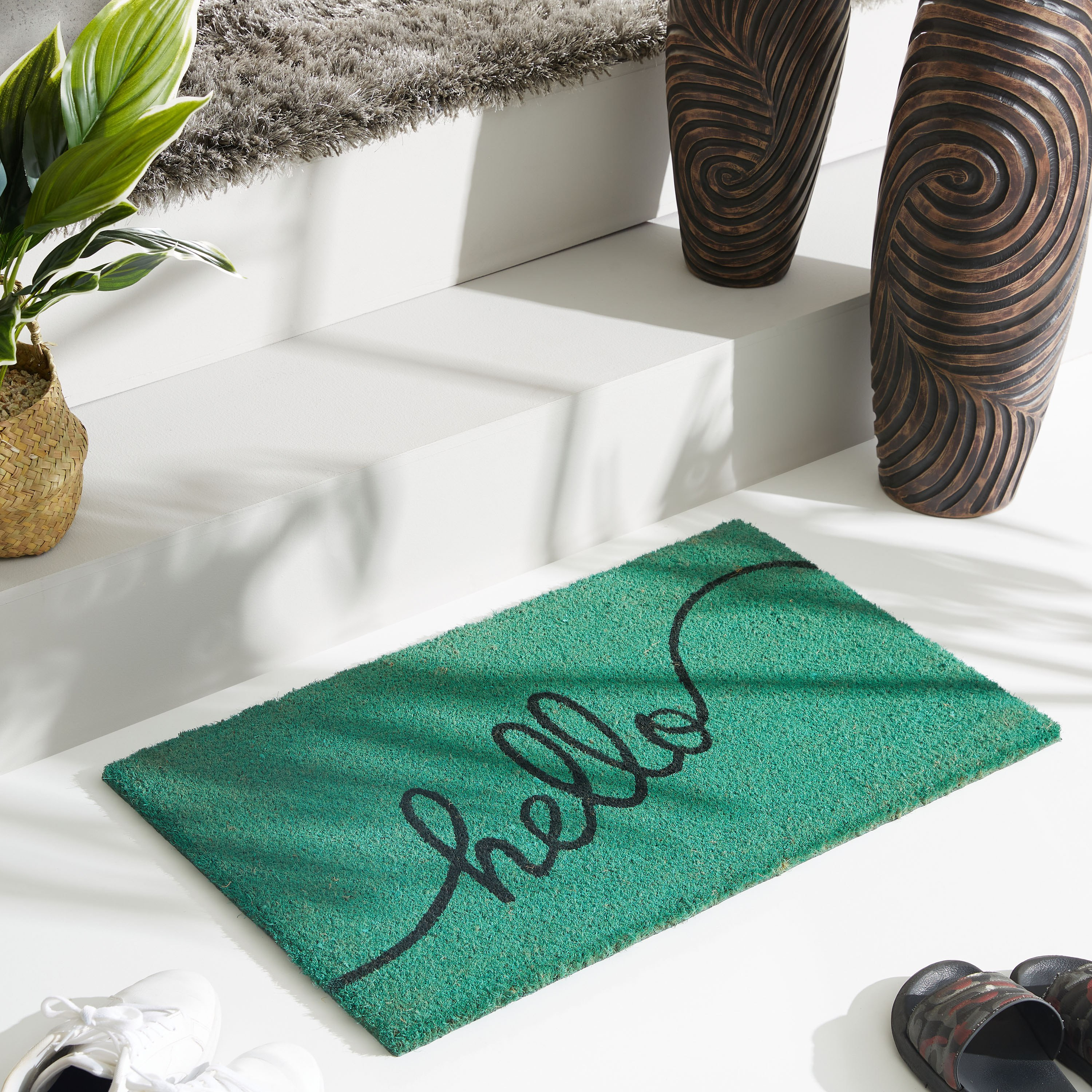 Hello Printed Coir Doormat - 45x75 cm-PROMO_HB_AE_B1G1_250925-image-1